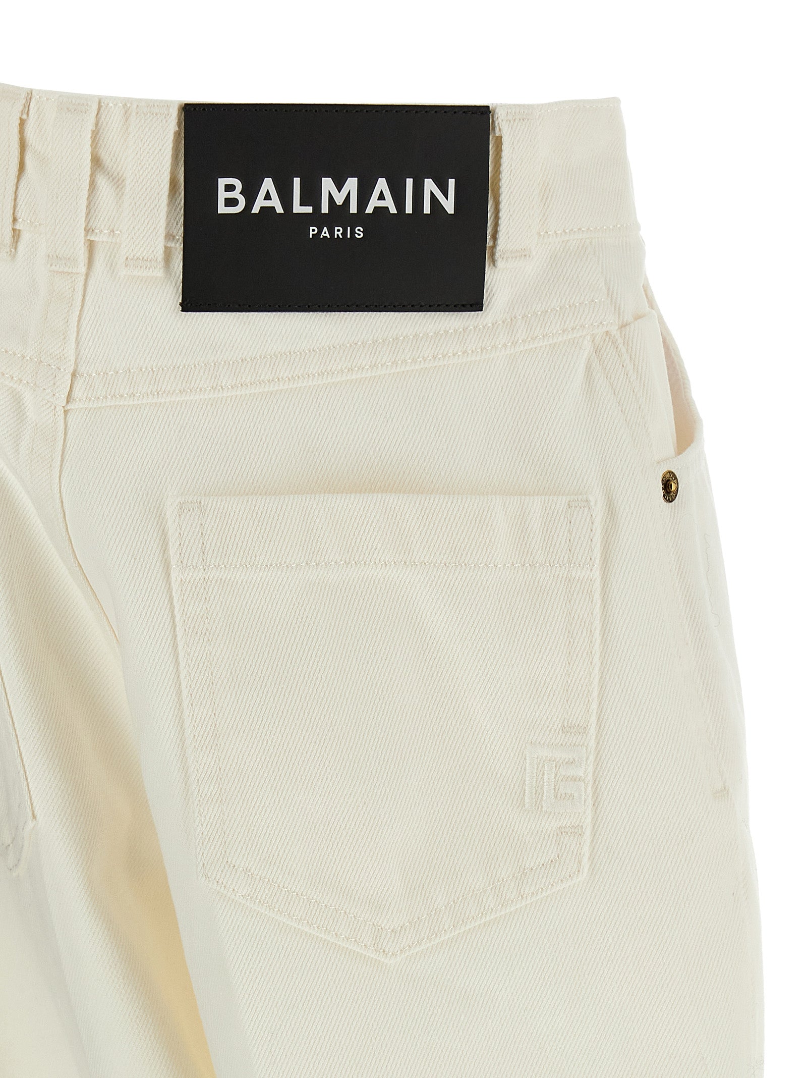 Balmain Women Embroidery Jeans BALMAIN