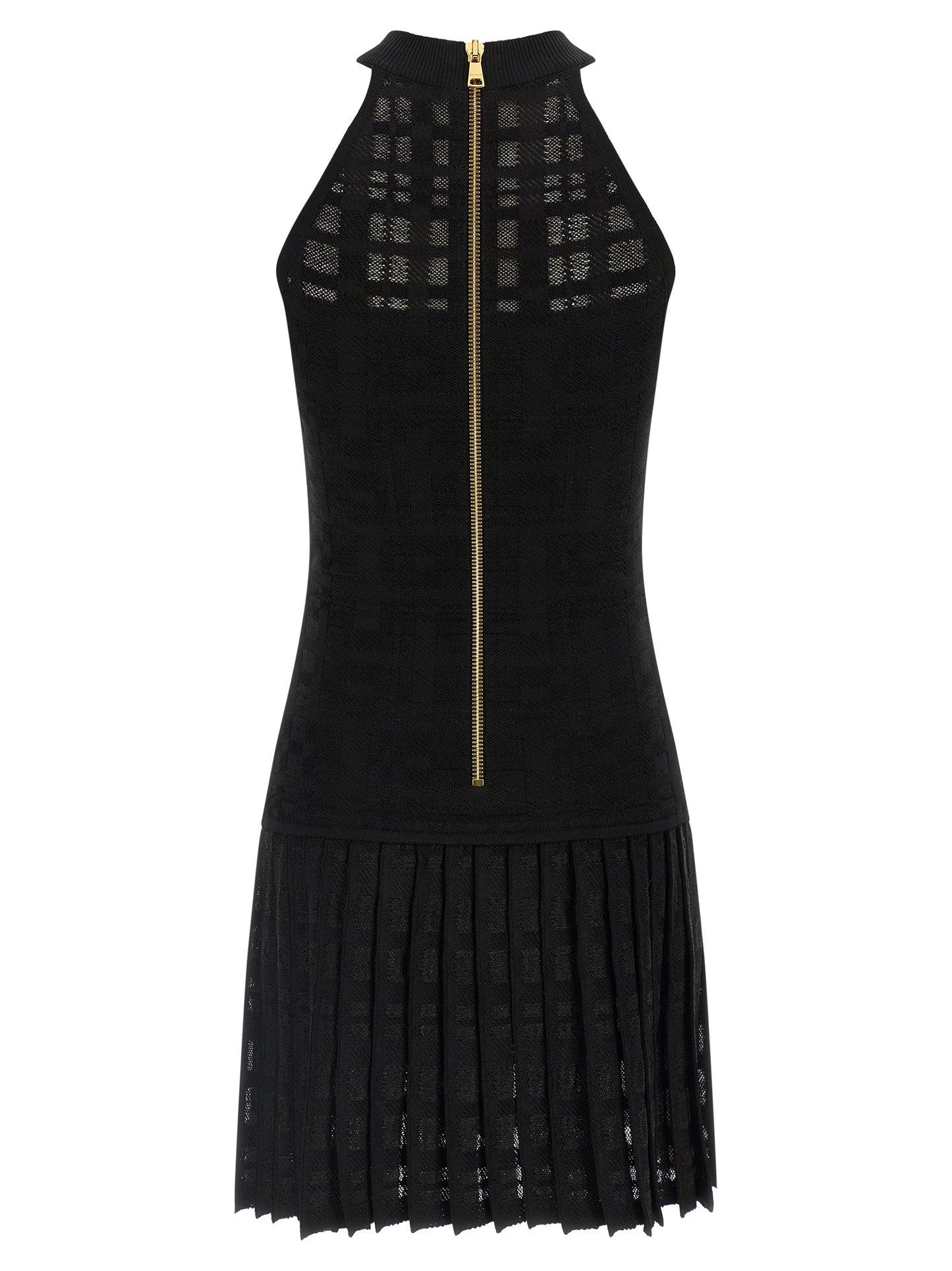 Balmain Women Tartan Knit Dress BALMAIN