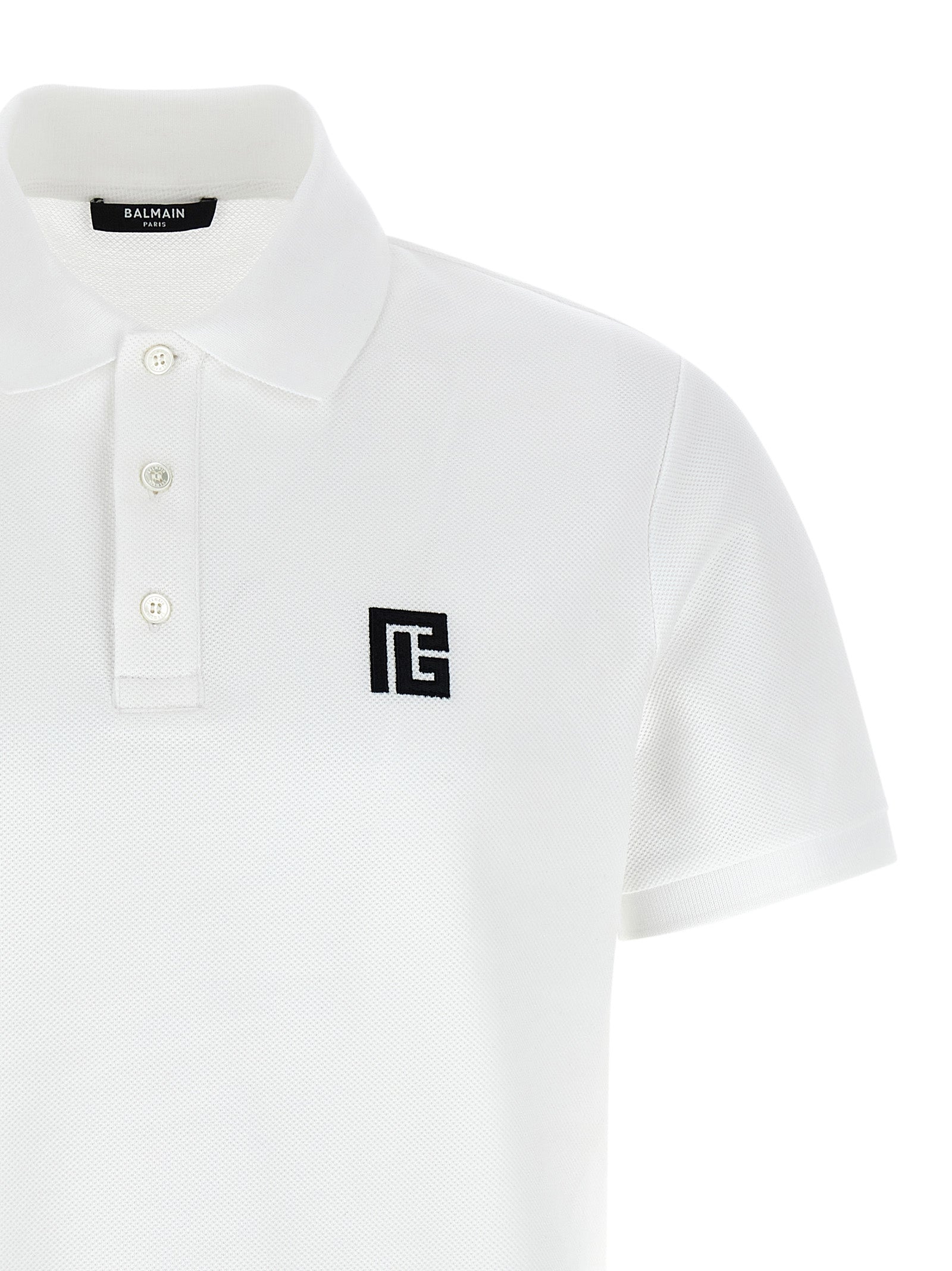 Balmain Men Embroidery Polo Shirt BALMAIN