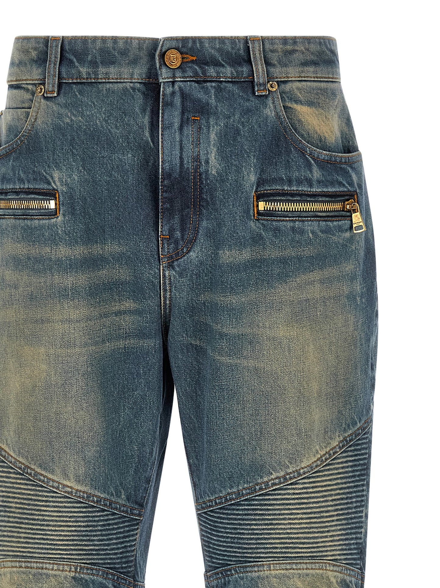 Balmain Men Biker Jeans BALMAIN