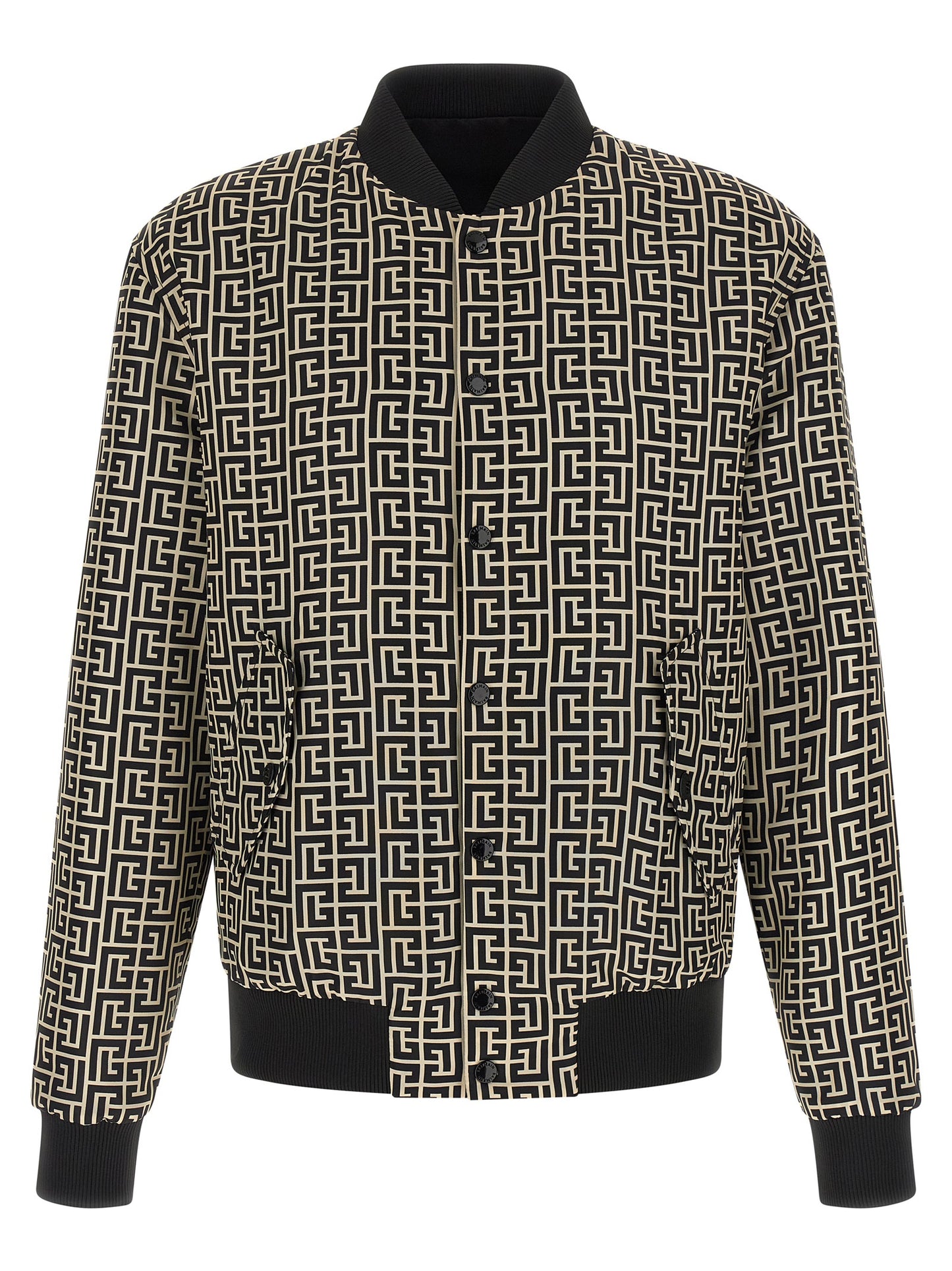 Balmain Men 'Monogram' Reversible Bomber Jacket BALMAIN