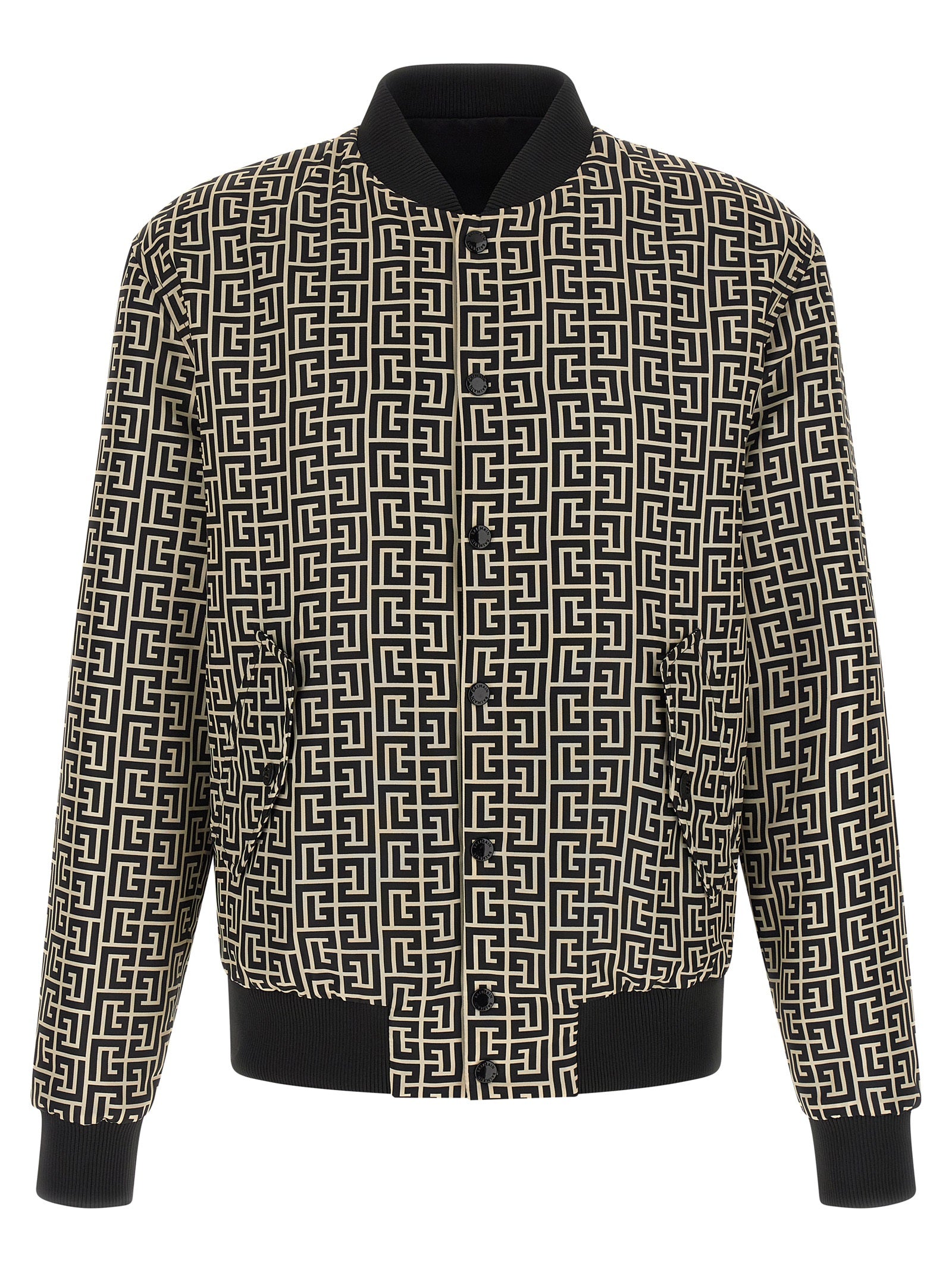 Balmain Men 'Monogram' Reversible Bomber Jacket BALMAIN