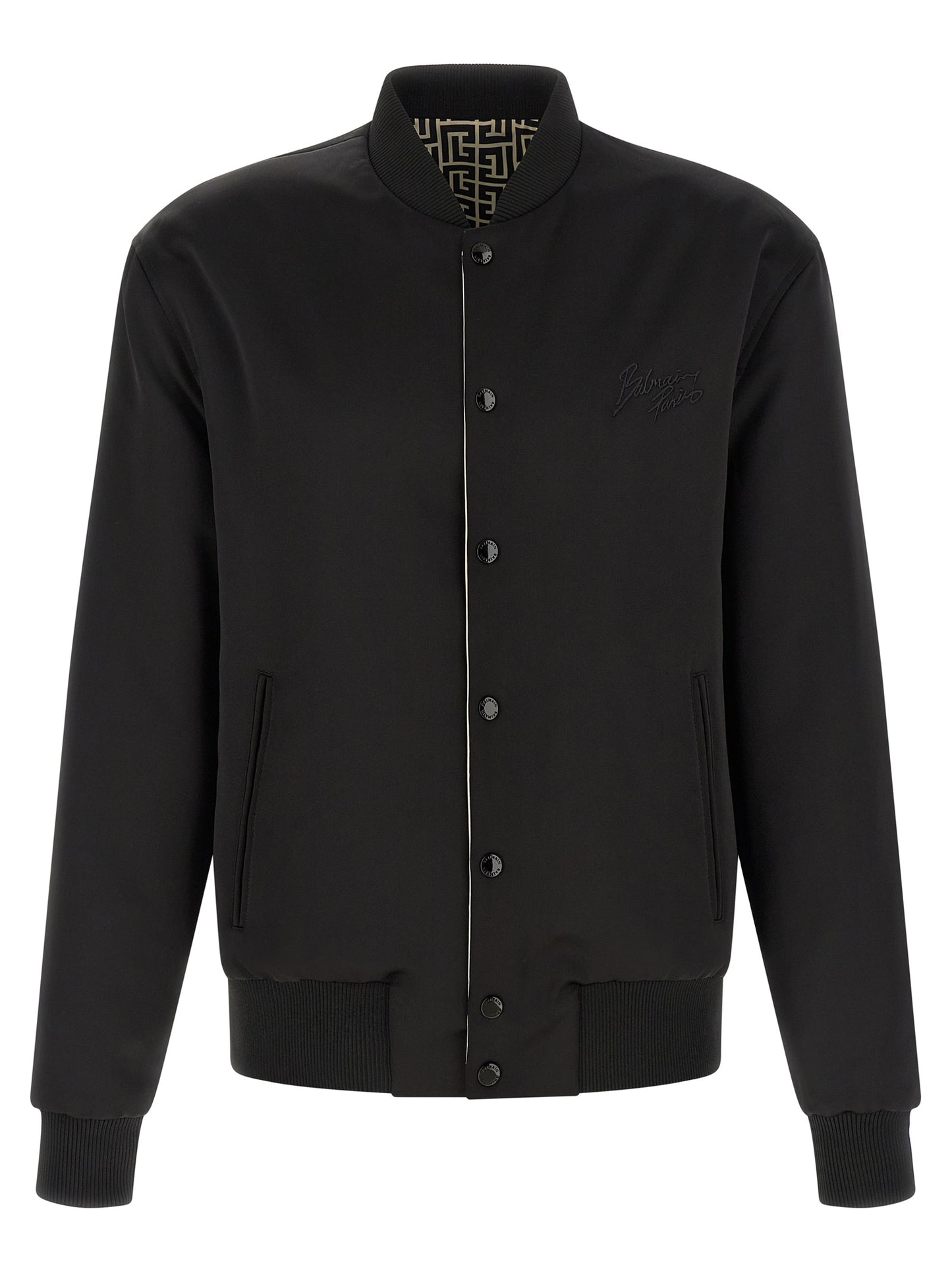 Balmain Men 'Monogram' Reversible Bomber Jacket BALMAIN