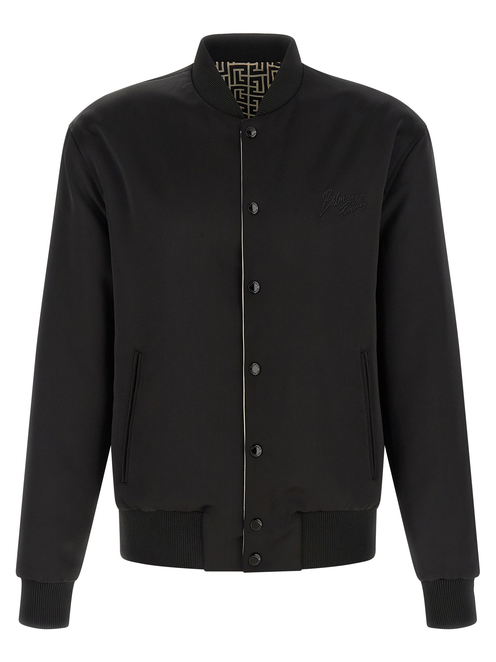 Balmain Men 'Monogram' Reversible Bomber Jacket BALMAIN
