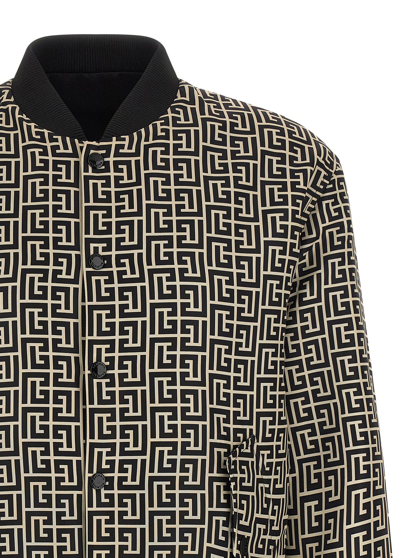 Balmain Men 'Monogram' Reversible Bomber Jacket BALMAIN