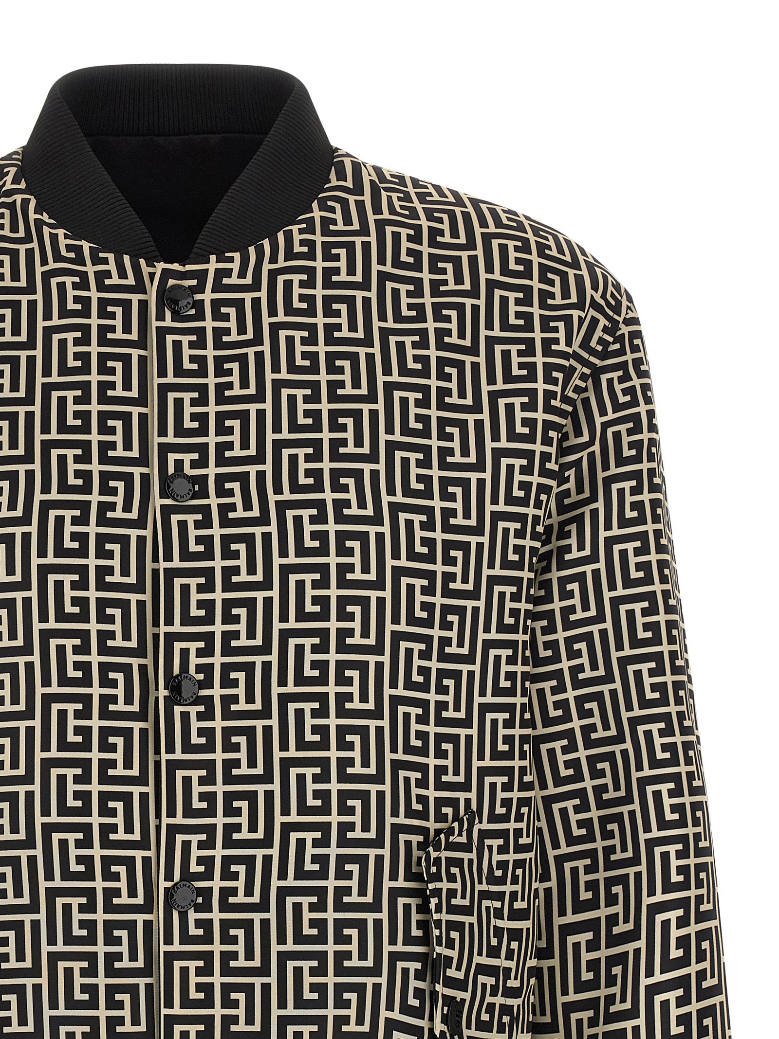 Balmain Men 'Monogram' Reversible Bomber Jacket BALMAIN