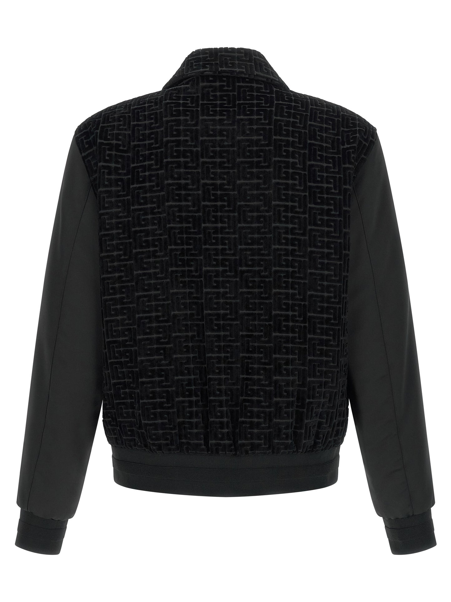 Balmain Men Velvet Bomber Jacket BALMAIN