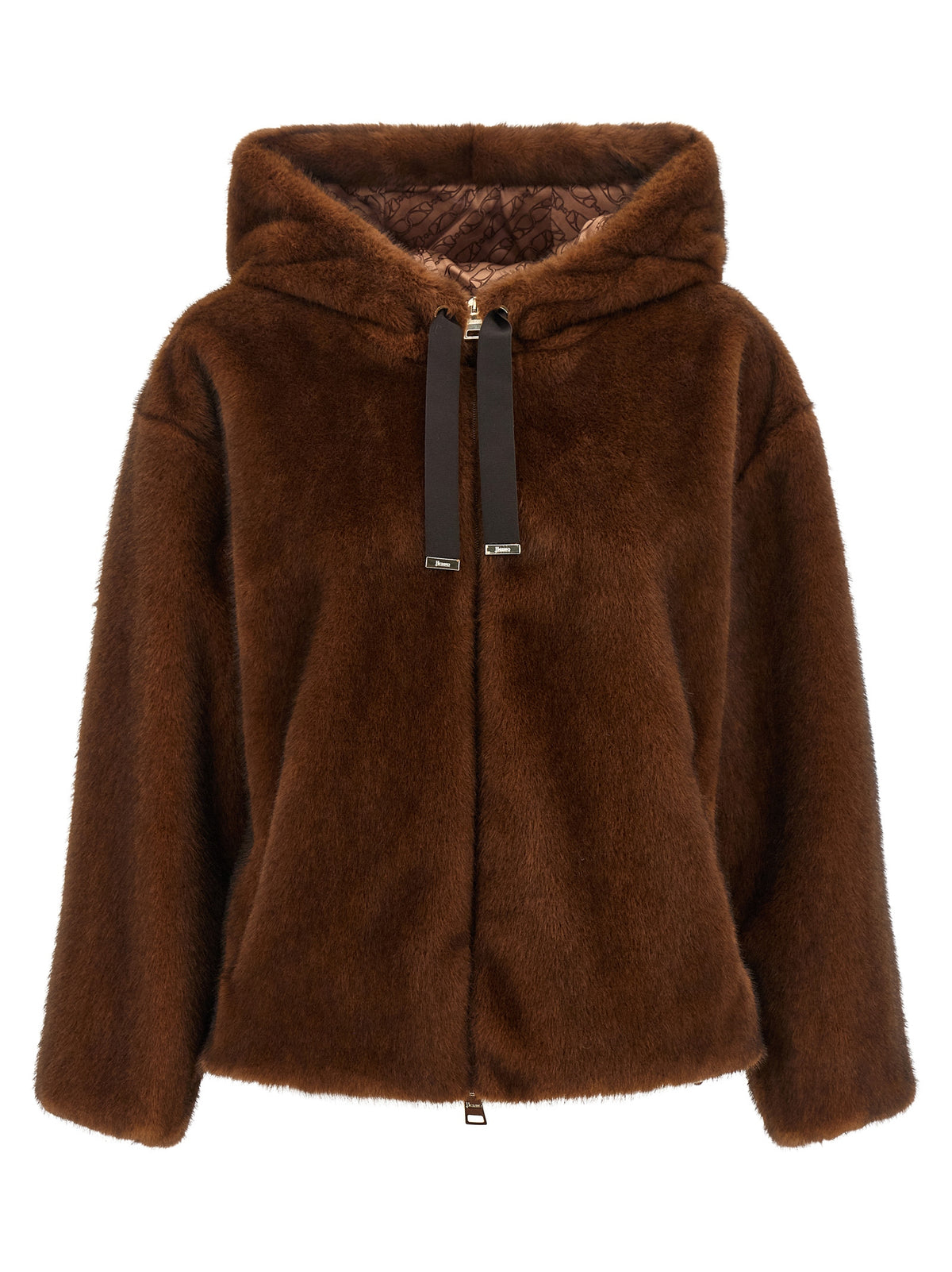 Herno Women Faux Fur Bomber Jacket HERNO