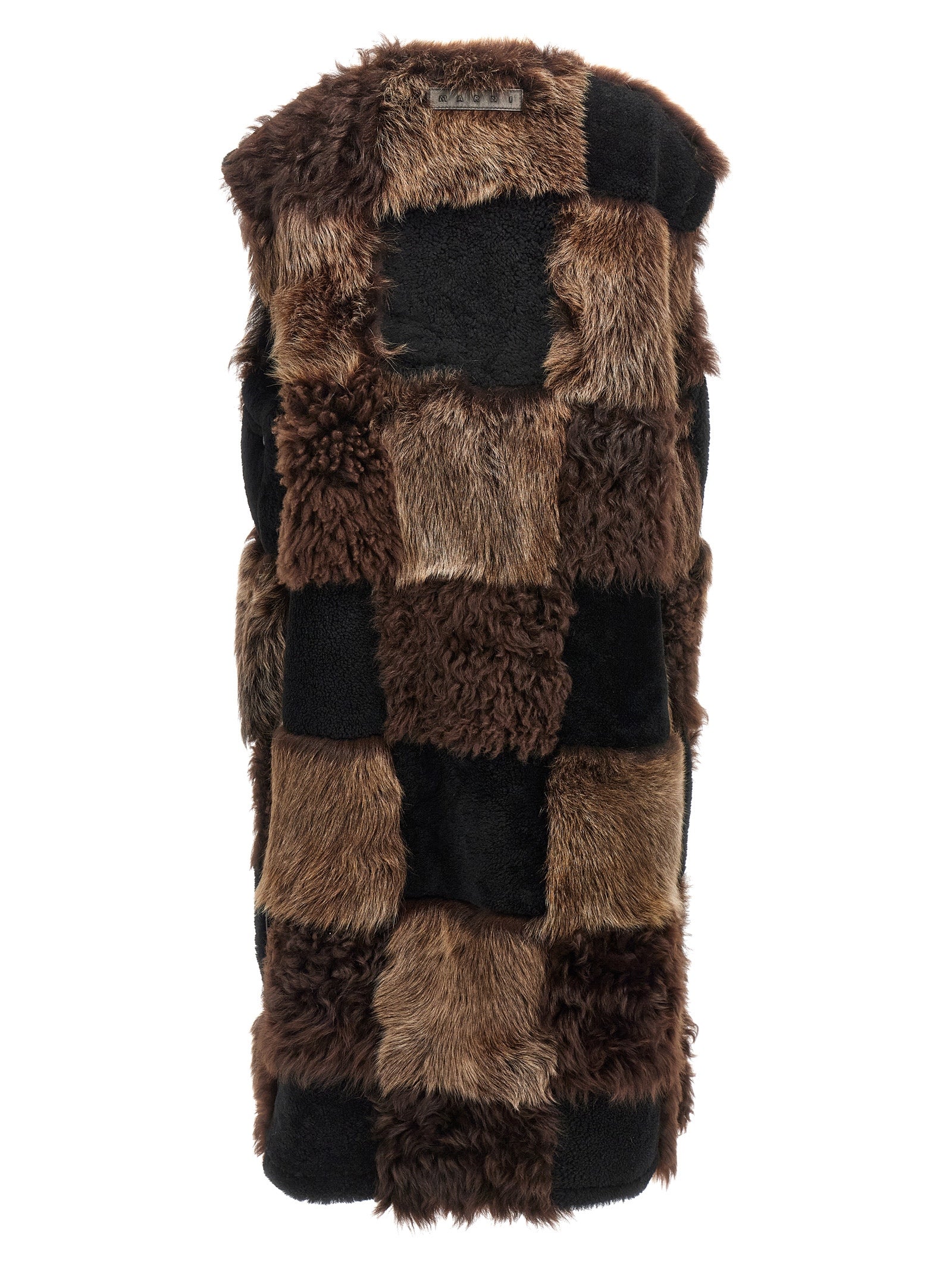 Marni Women Long Shearling Vest MARNI