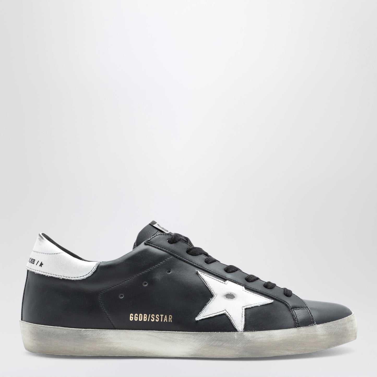 Golden Goose Black And White Super-Star Sneakers Men GOLDEN GOOSE