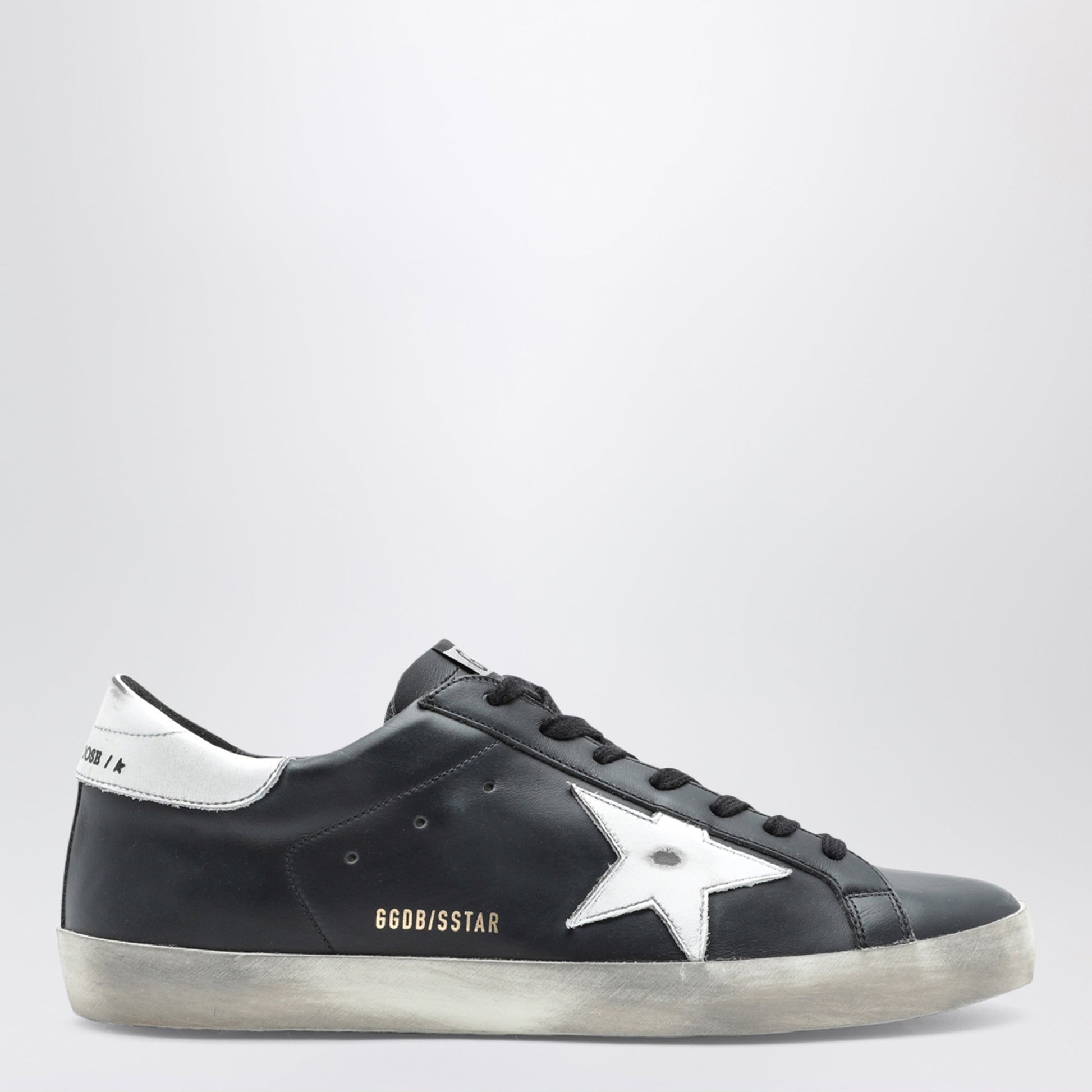 Golden Goose Black And White Super-Star Sneakers Men GOLDEN GOOSE