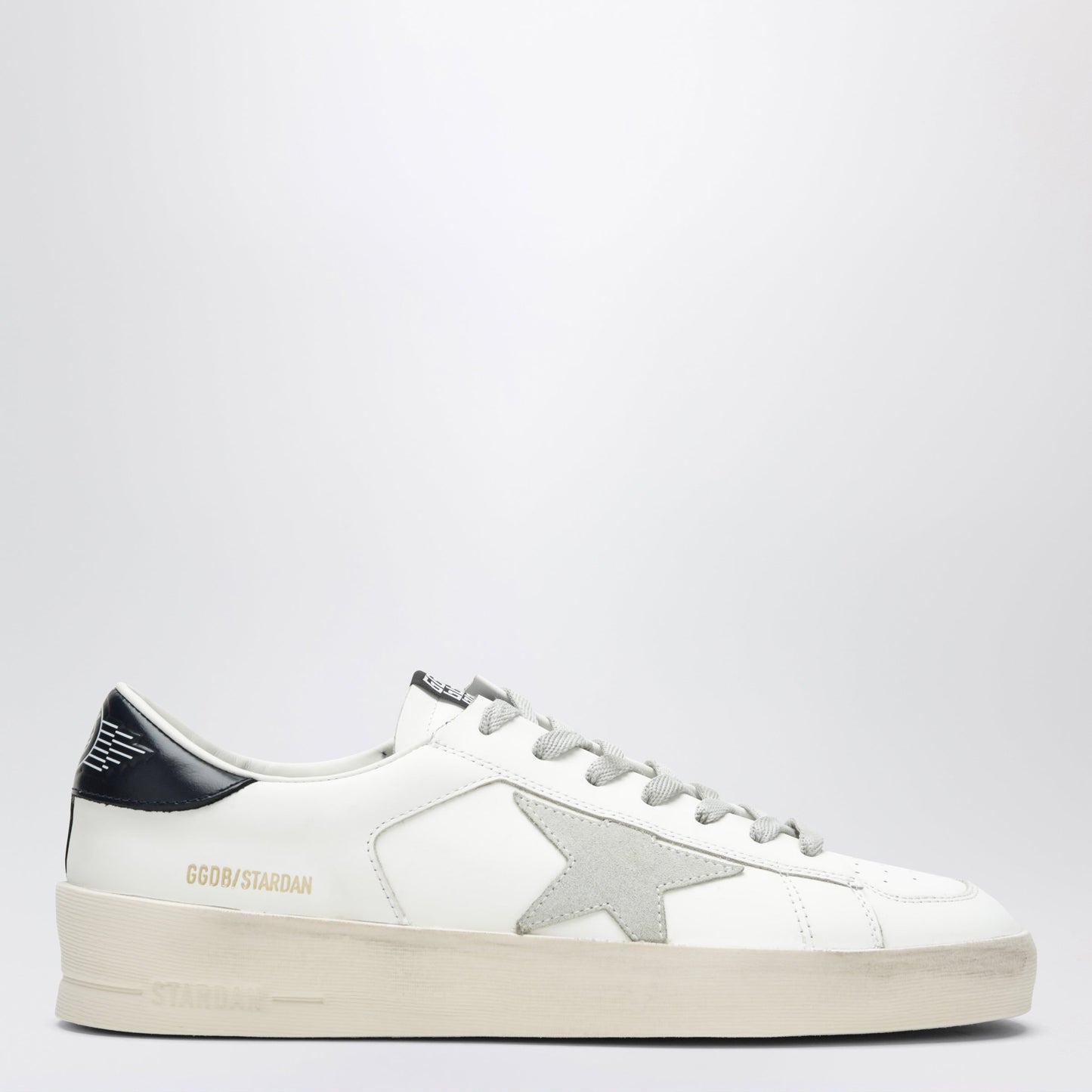 Golden Goose Stardan Sneakers In White/Ice/Blue Men GOLDEN GOOSE