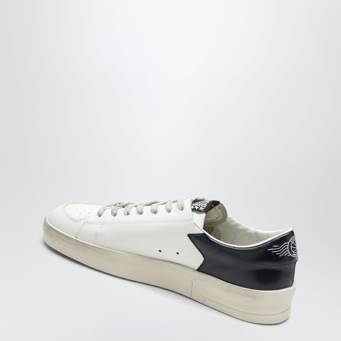 Golden Goose Stardan Sneakers In White/Ice/Blue Men GOLDEN GOOSE