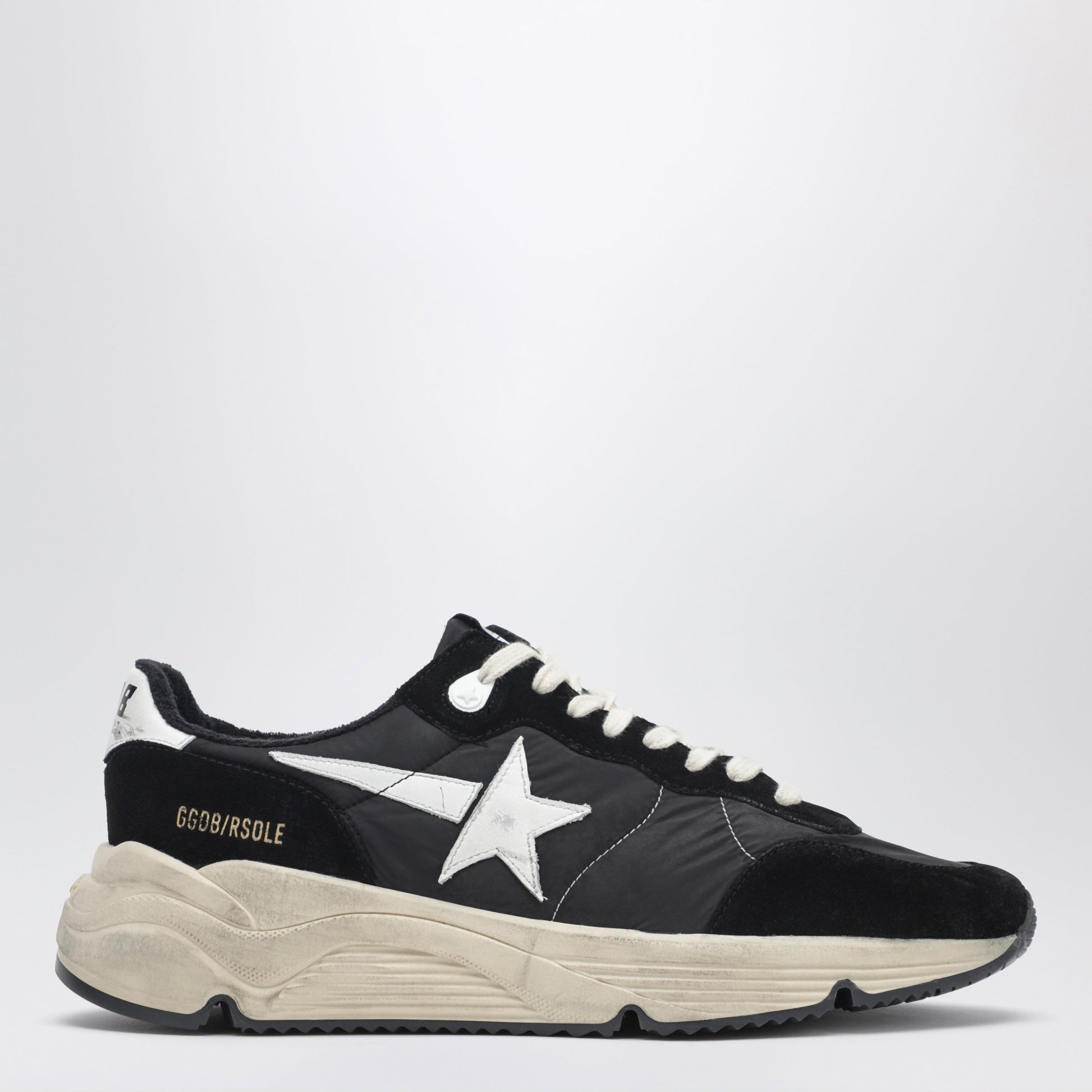 Golden Goose Running Sole Sneakers Black/White Men GOLDEN GOOSE