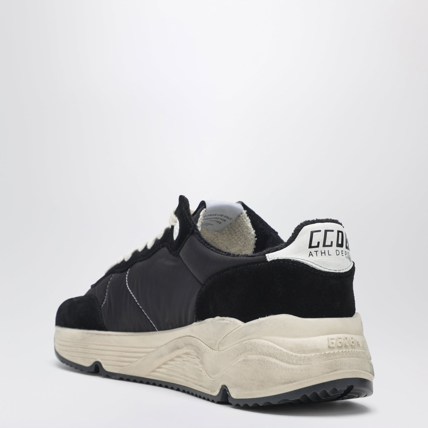 Golden Goose Running Sole Sneakers Black/White Men GOLDEN GOOSE