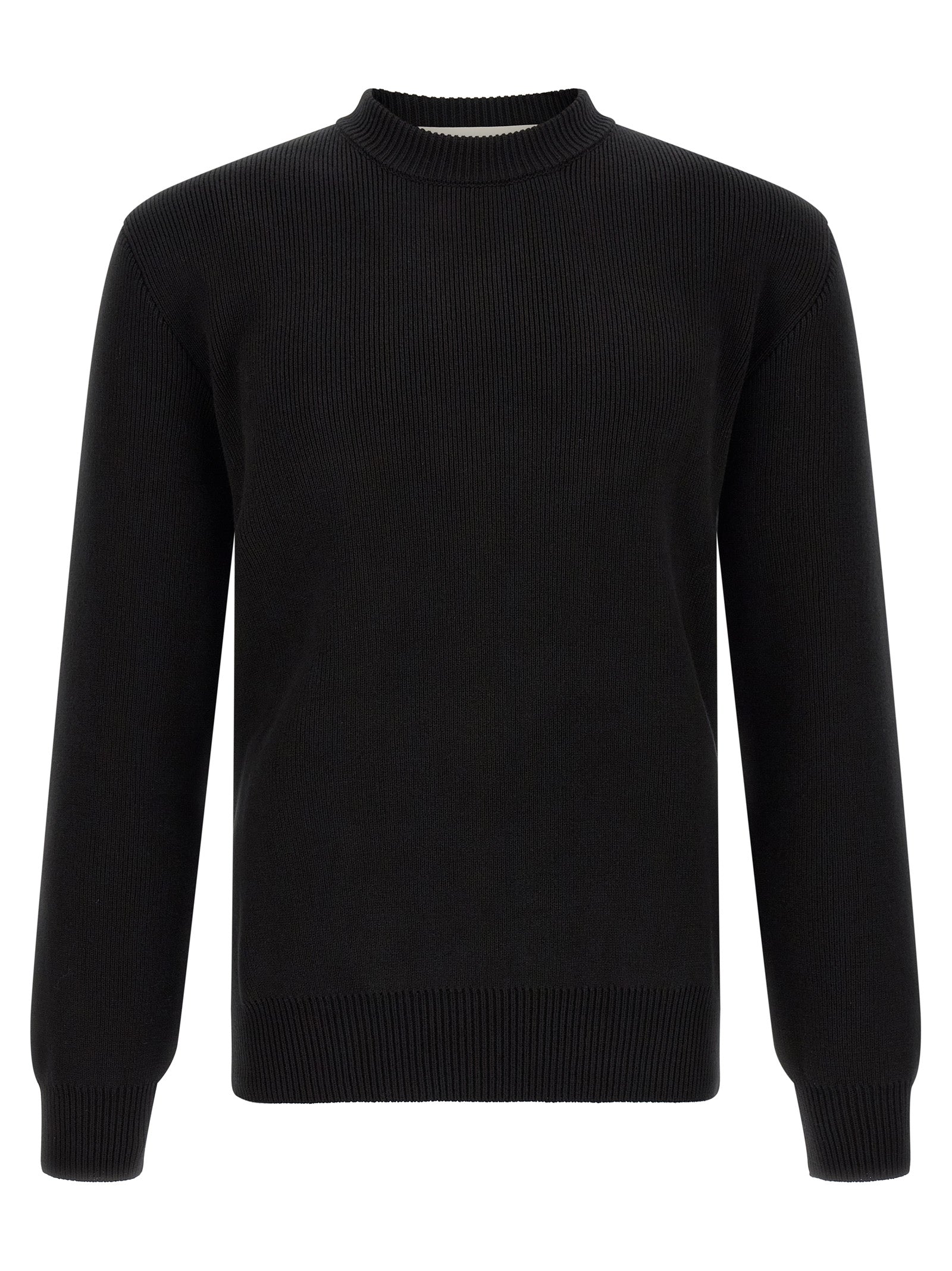 Golden Goose Men Ribbed Sweater With Logo GOLDEN GOOSE