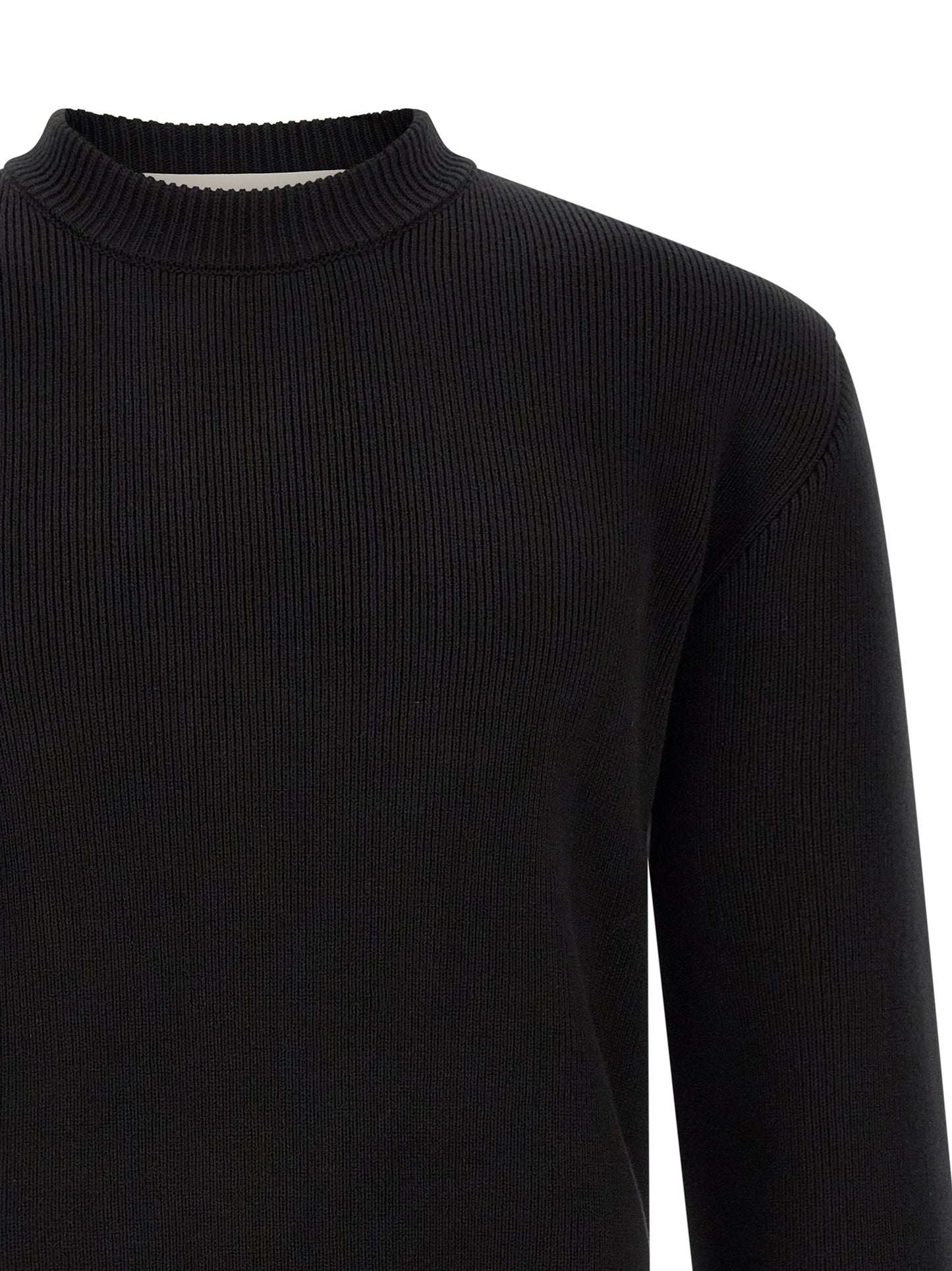 Golden Goose Men Ribbed Sweater With Logo GOLDEN GOOSE