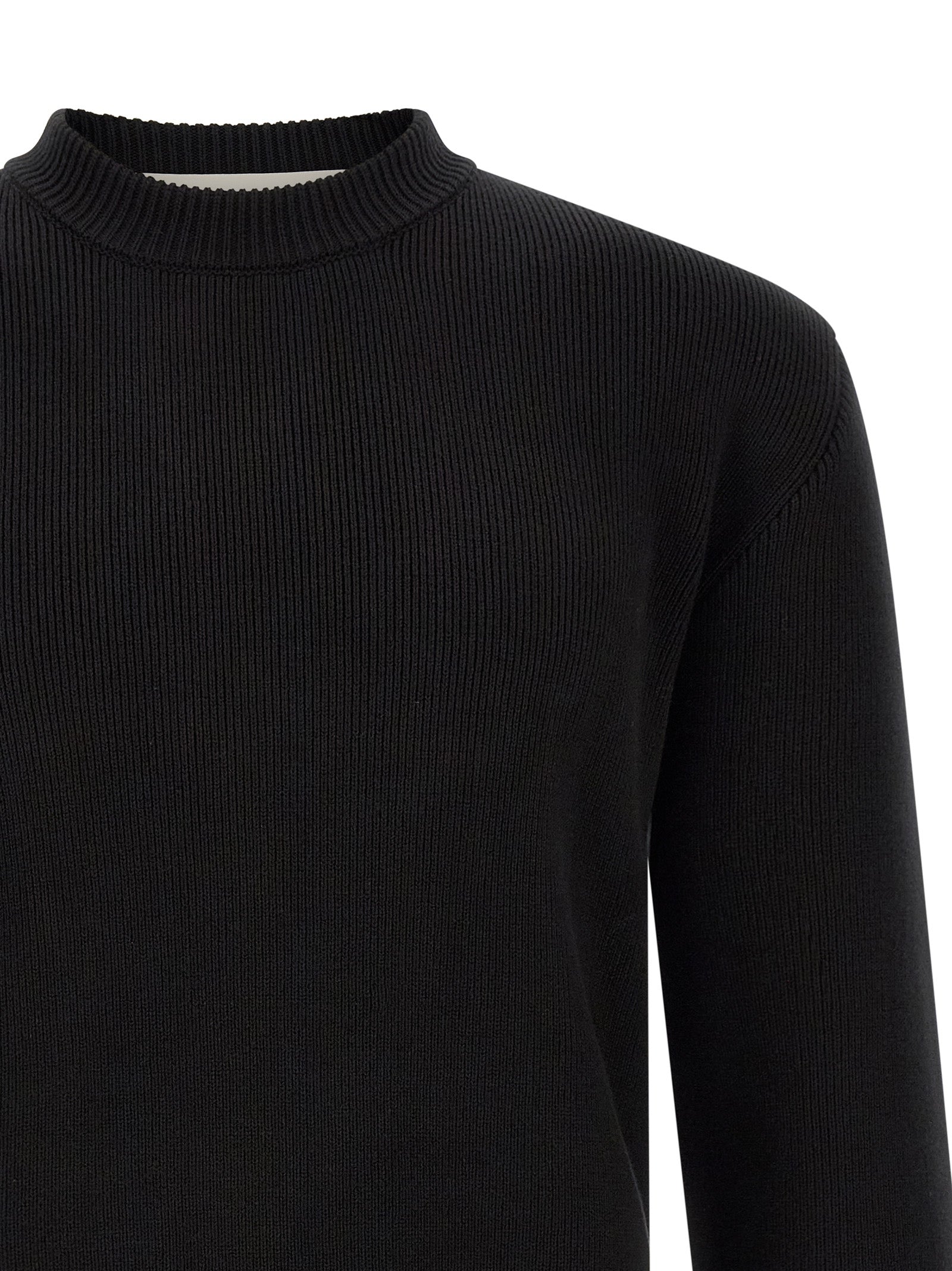 Golden Goose Men Ribbed Sweater With Logo GOLDEN GOOSE