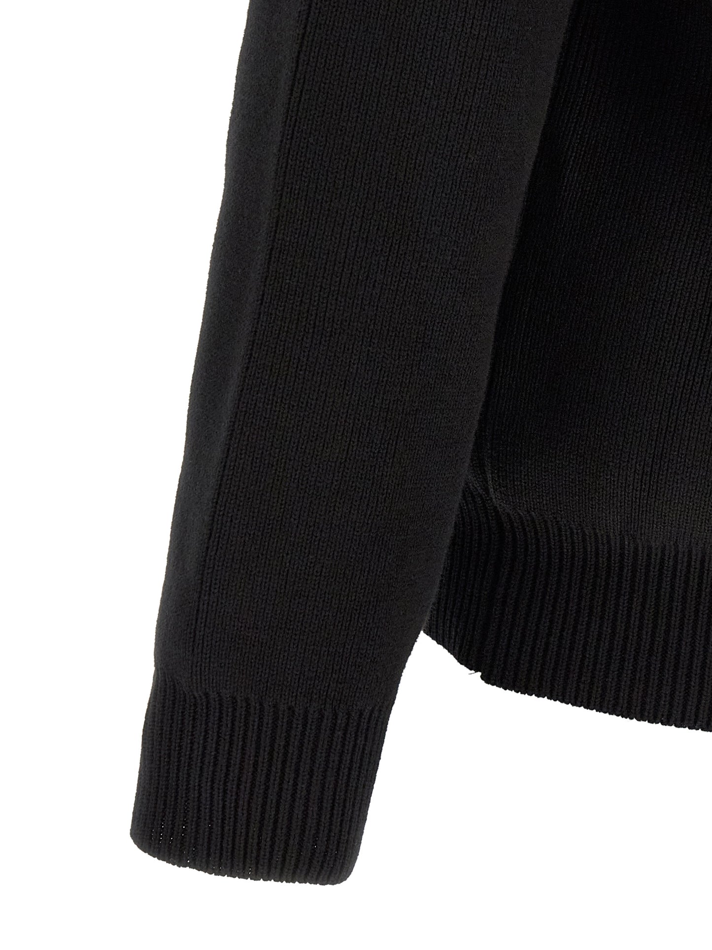 Golden Goose Men Ribbed Sweater With Logo GOLDEN GOOSE