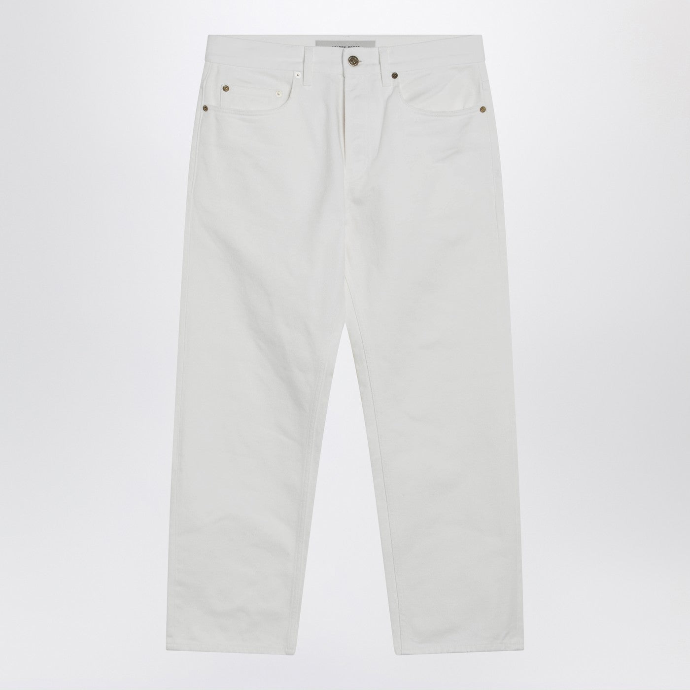 Golden Goose White Cotton Trousers Men GOLDEN GOOSE