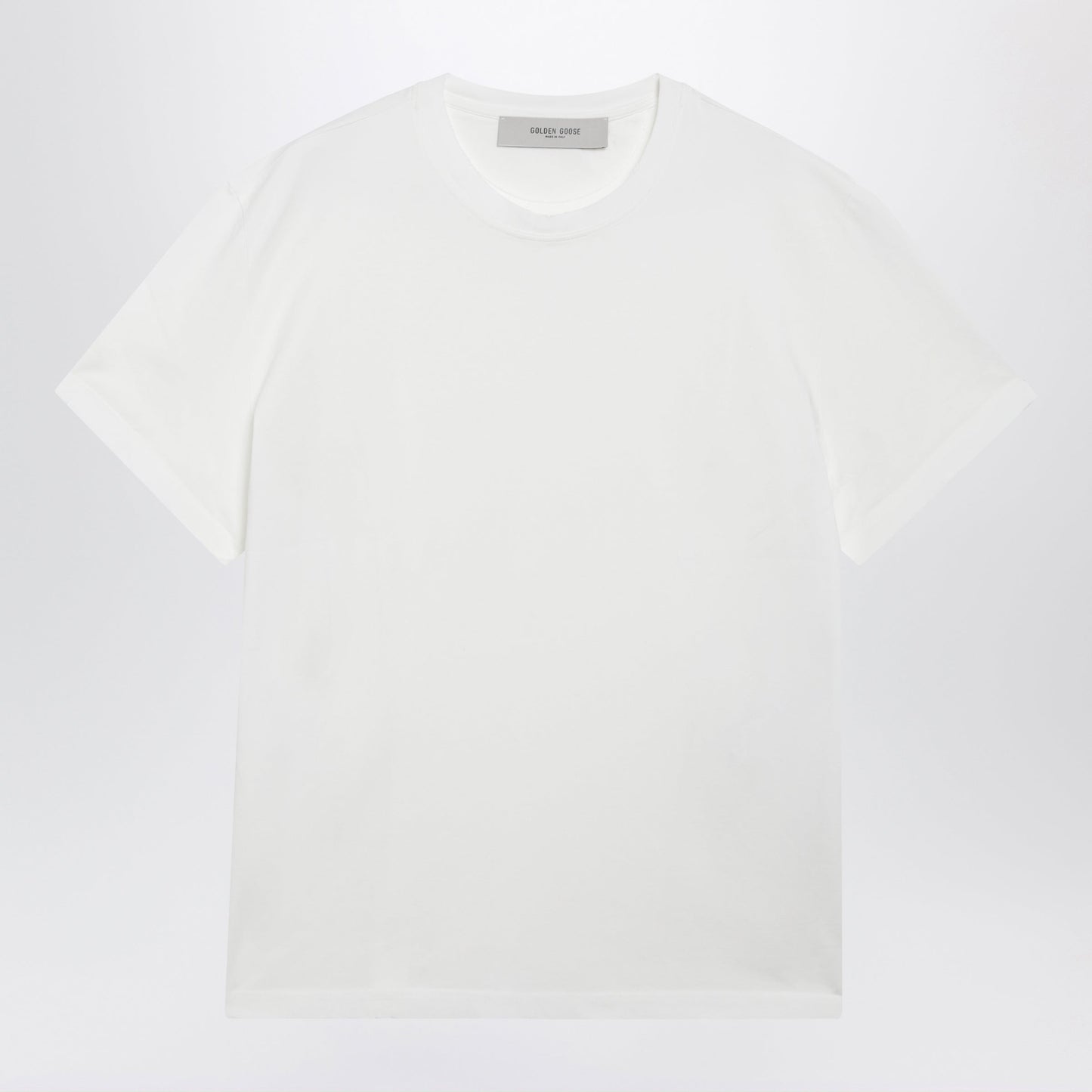 Golden Goose White Cotton T-Shirt Men GOLDEN GOOSE