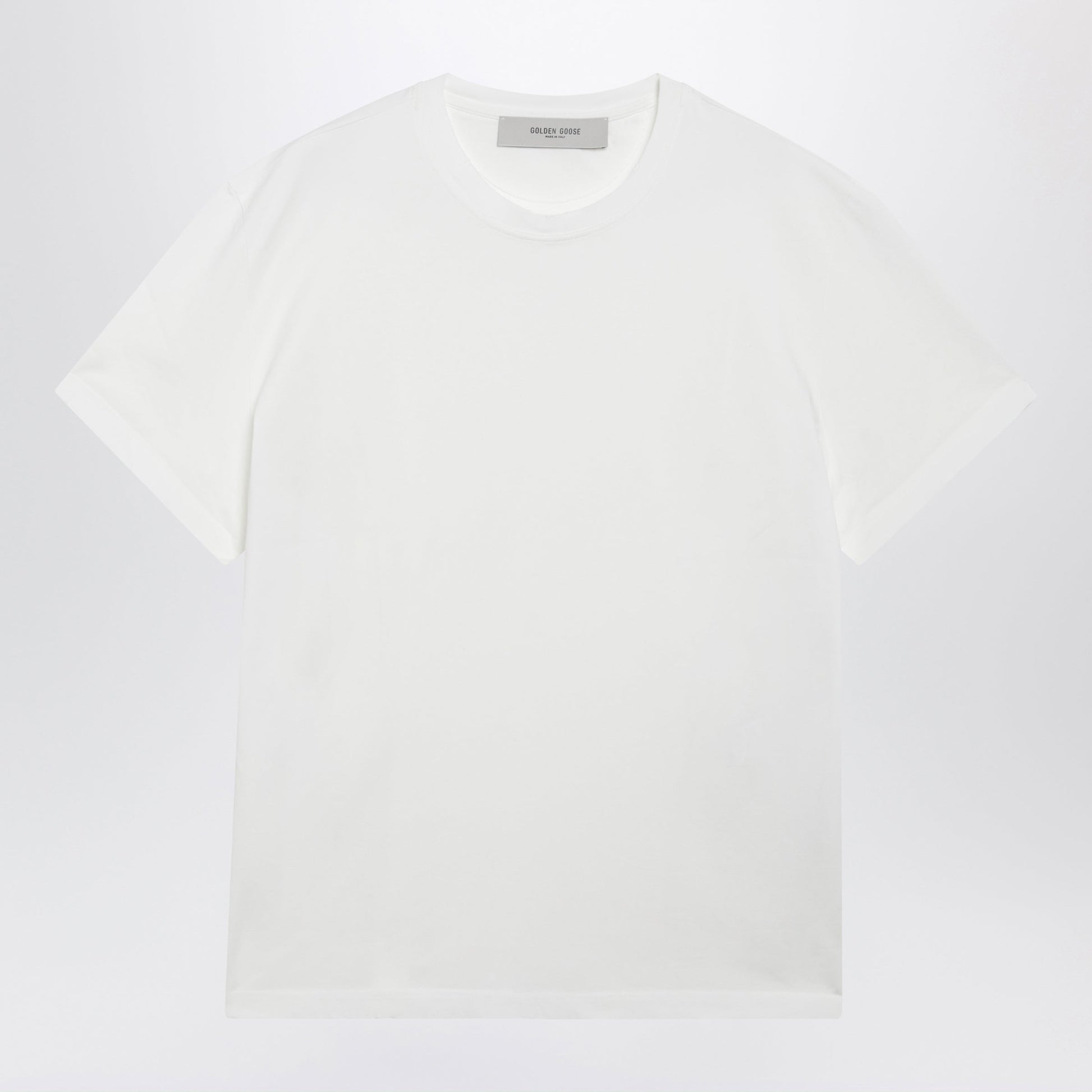 Golden Goose White Cotton T-Shirt Men GOLDEN GOOSE