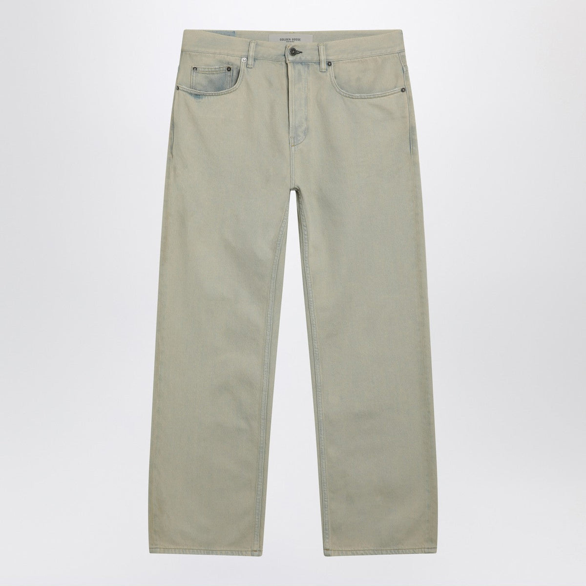 Golden Goose Light Sand Denim Trousers Men GOLDEN GOOSE