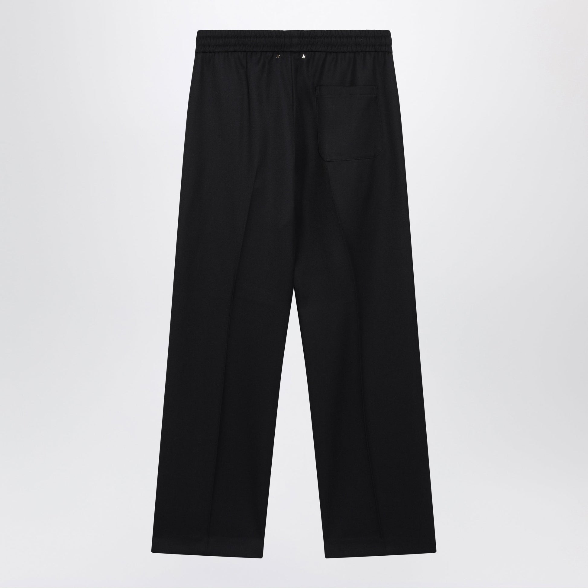 Golden Goose Straight-Leg Trousers In Cotton-Wool Blend, Dark Blue Men GOLDEN GOOSE
