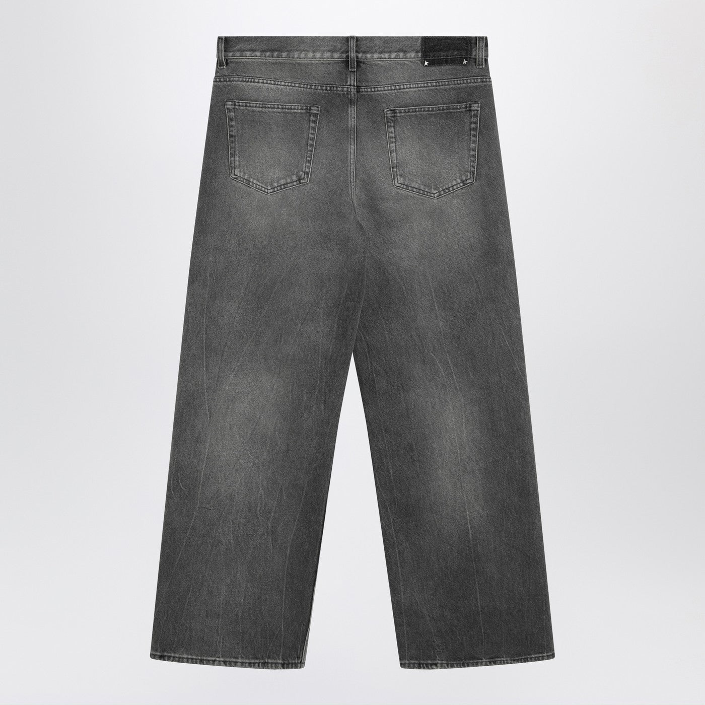 Golden Goose Wide Grey Washed Jeans Men GOLDEN GOOSE