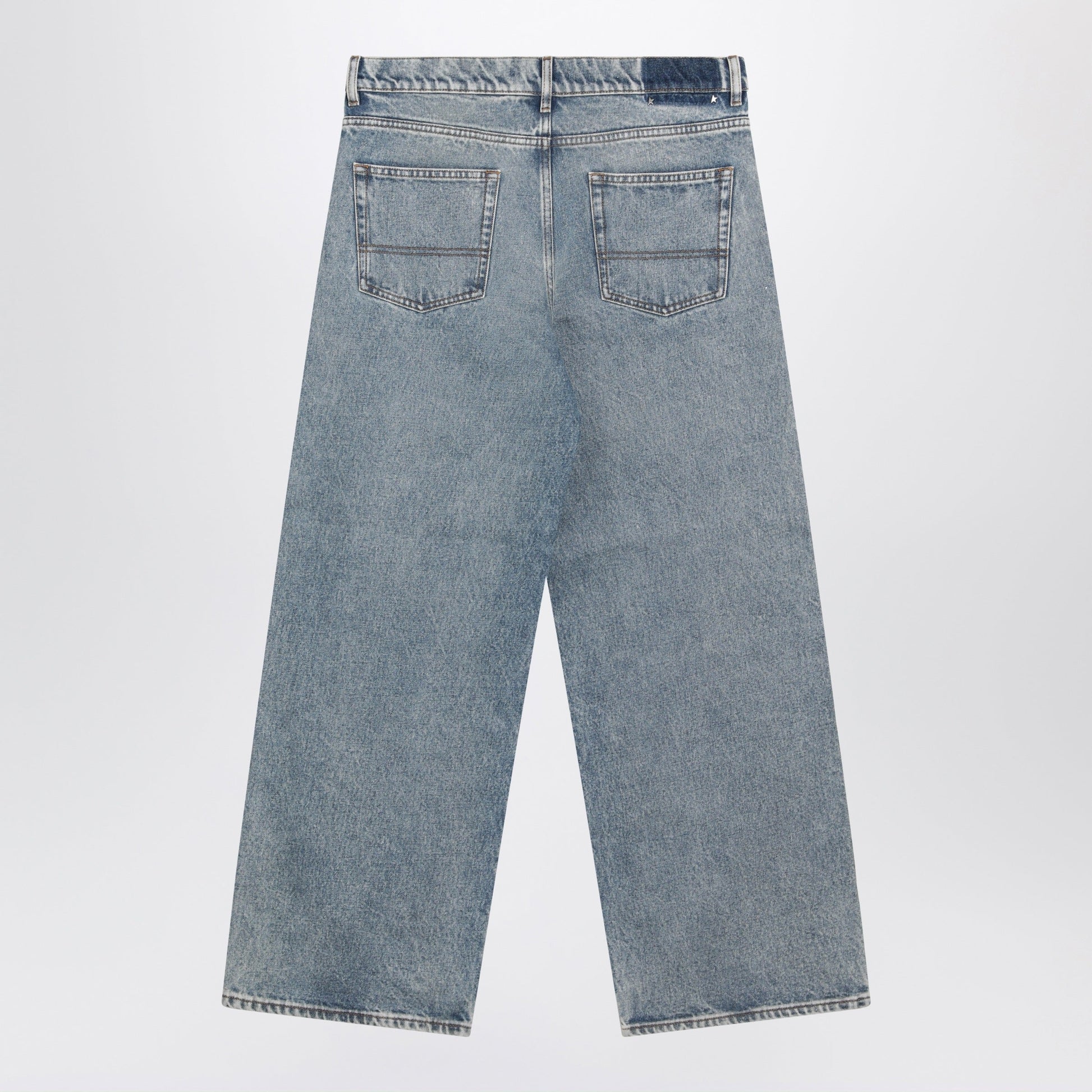Golden Goose Light Blue Washed-Effect Jeans Men GOLDEN GOOSE