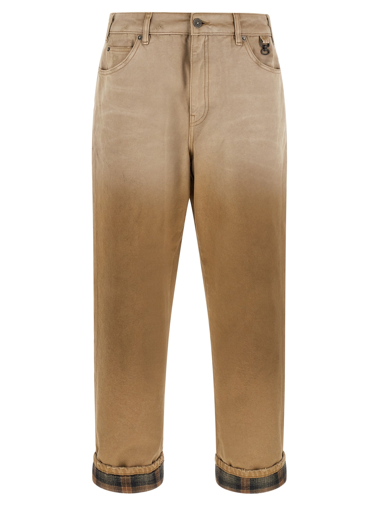 Golden Goose Men Journey Russell Trousers With Check Lapels GOLDEN GOOSE