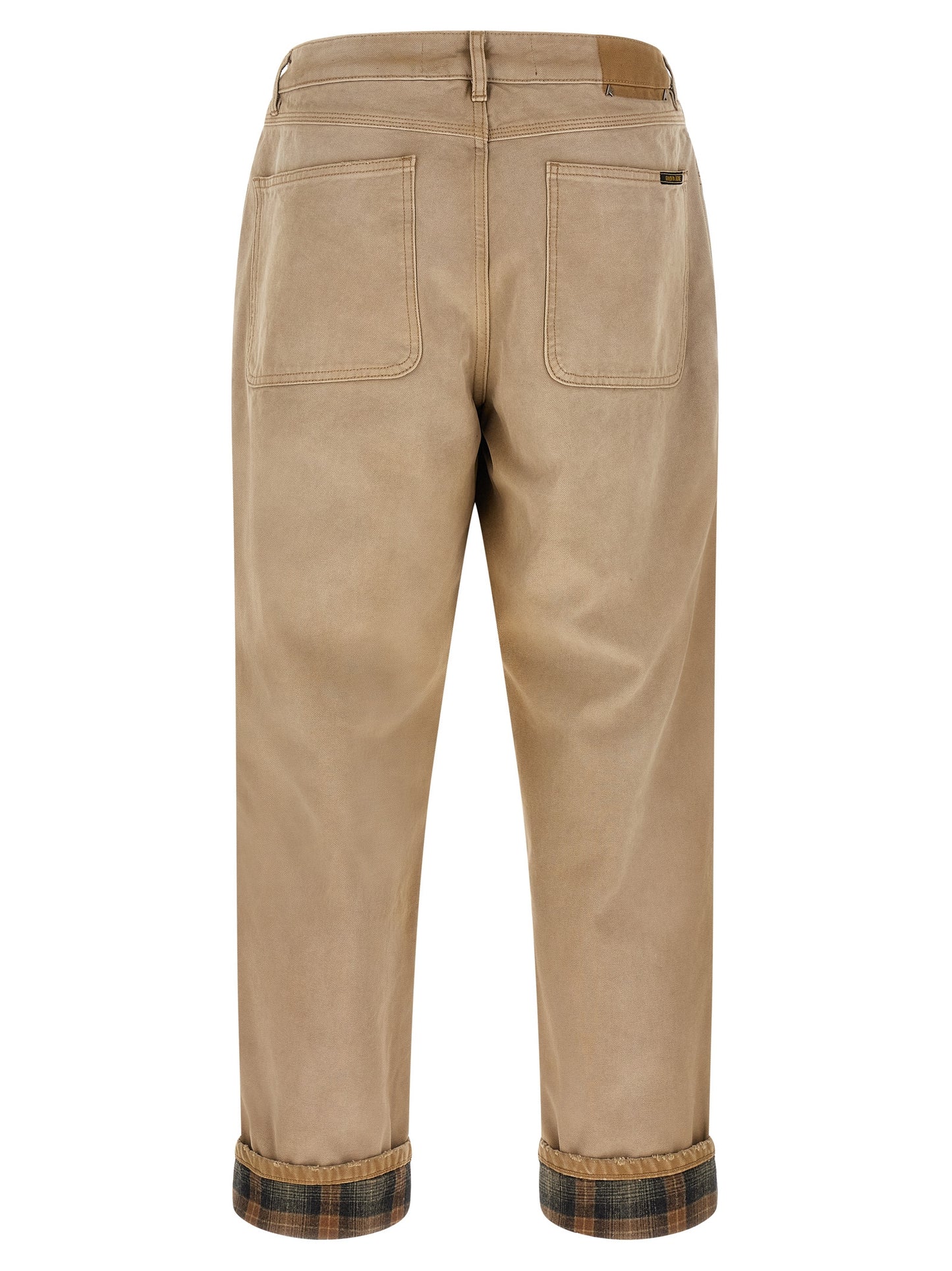 Golden Goose Men Journey Russell Trousers With Check Lapels GOLDEN GOOSE