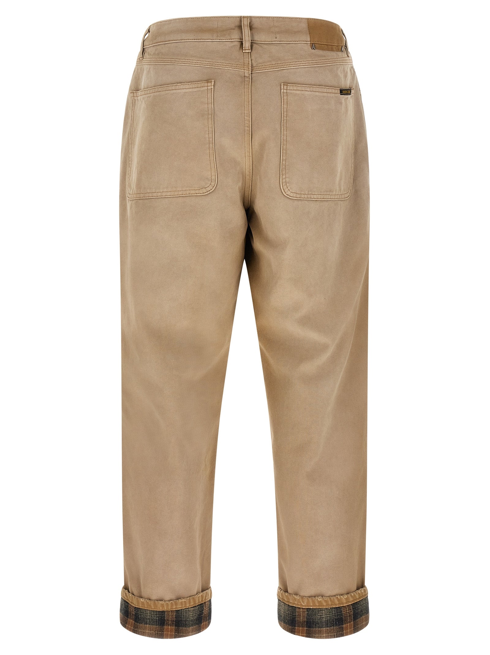 Golden Goose Men Journey Russell Trousers With Check Lapels GOLDEN GOOSE