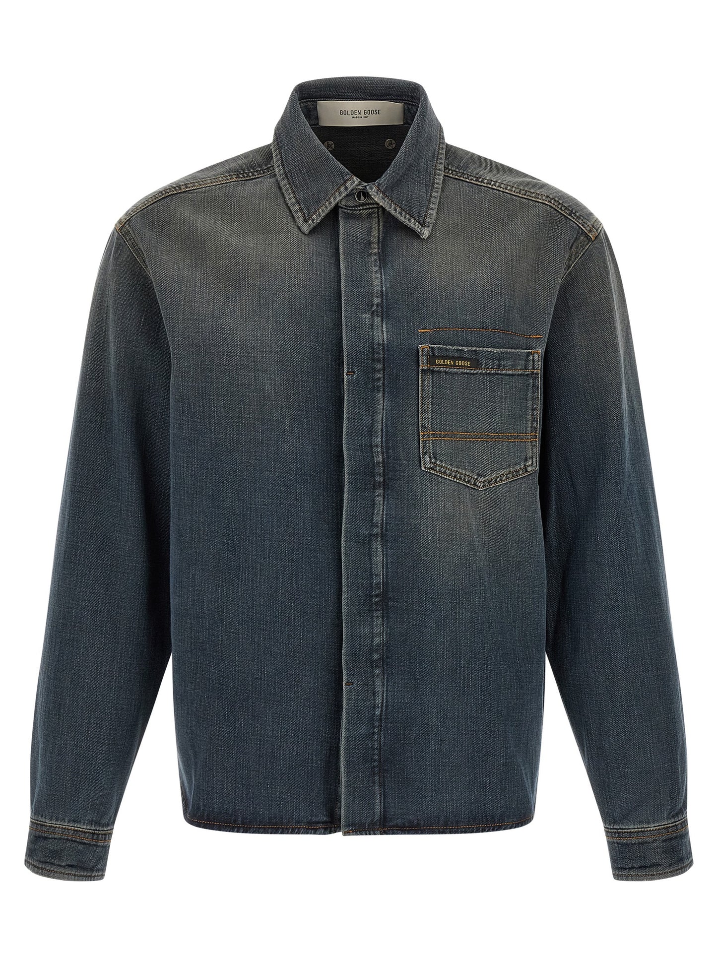 Golden Goose Men 'Journey Roger' Denim Shirt GOLDEN GOOSE