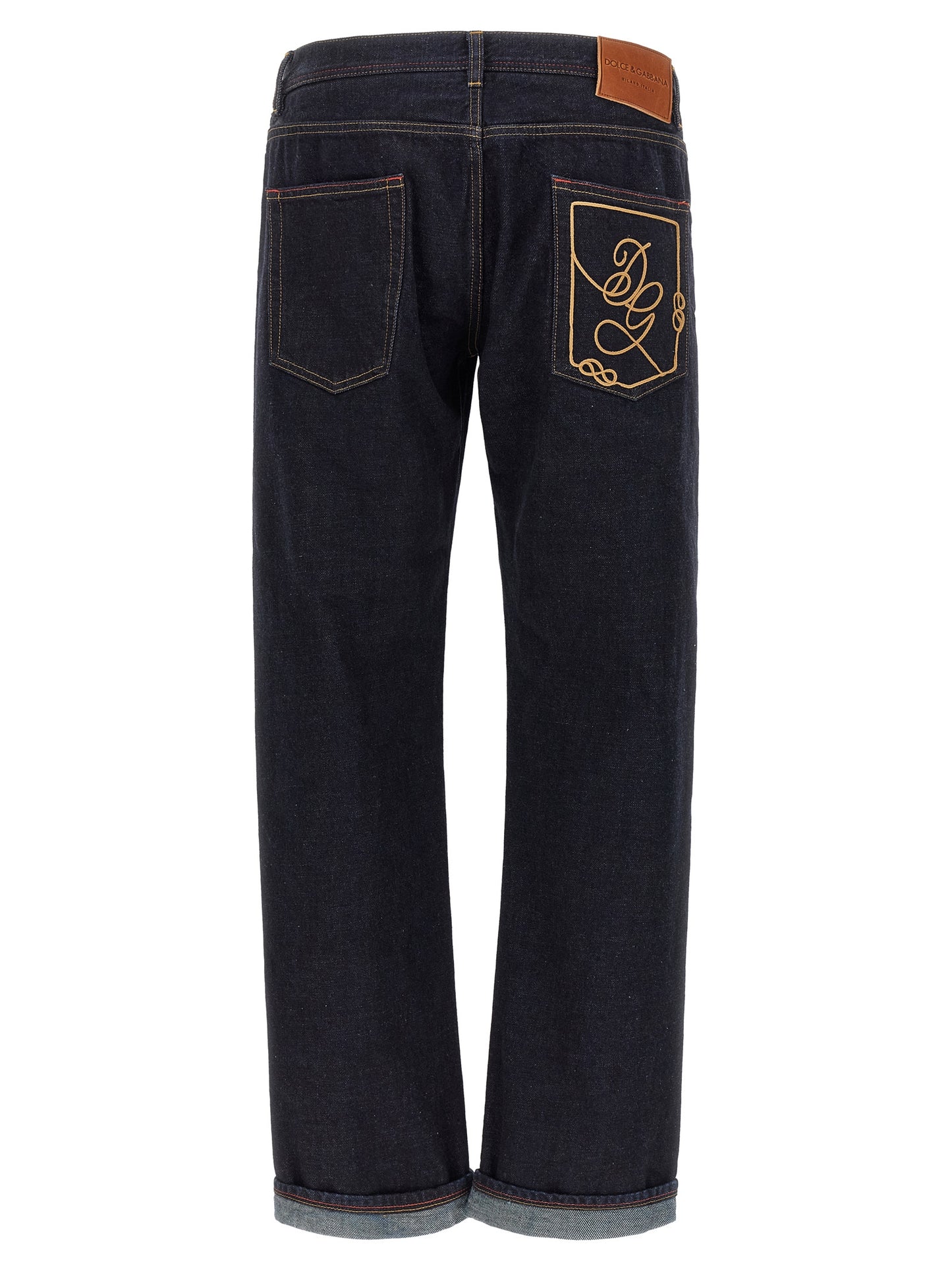 Dolce & Gabbana Men Dg Embroidery Jeans DOLCE & GABBANA