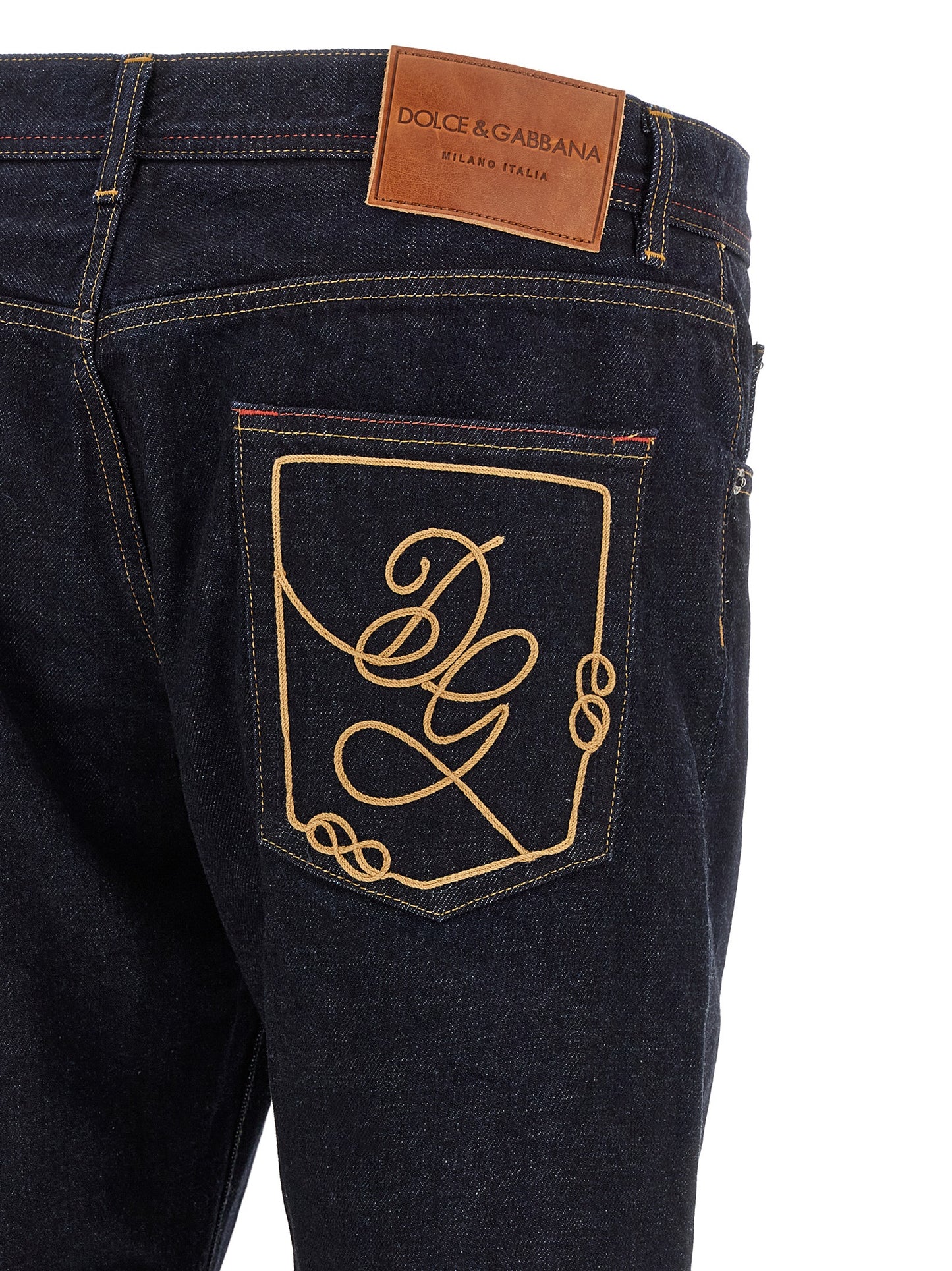 Dolce & Gabbana Men Dg Embroidery Jeans DOLCE & GABBANA