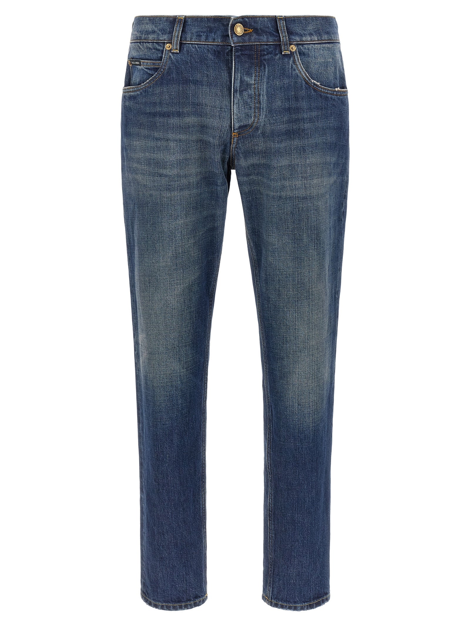 Dolce & Gabbana Men Logo Plaque Jeans DOLCE & GABBANA
