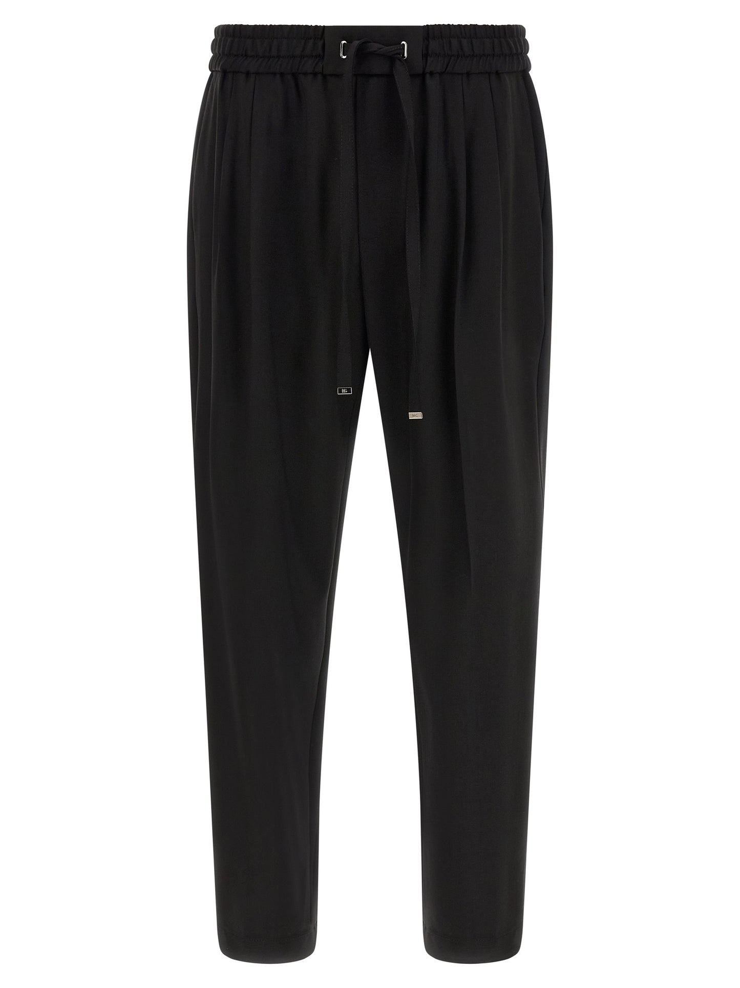 Dolce & Gabbana Men Wool Gabardine Joggers DOLCE & GABBANA