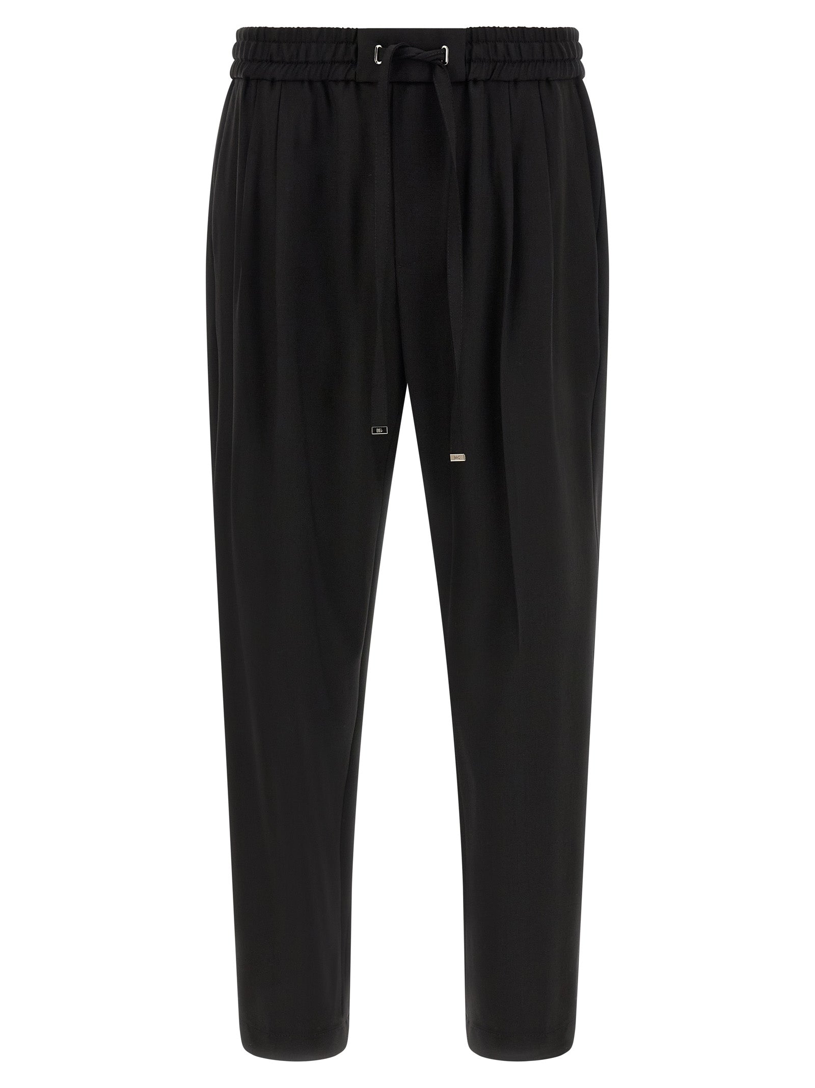 Dolce & Gabbana Men Wool Gabardine Joggers DOLCE & GABBANA