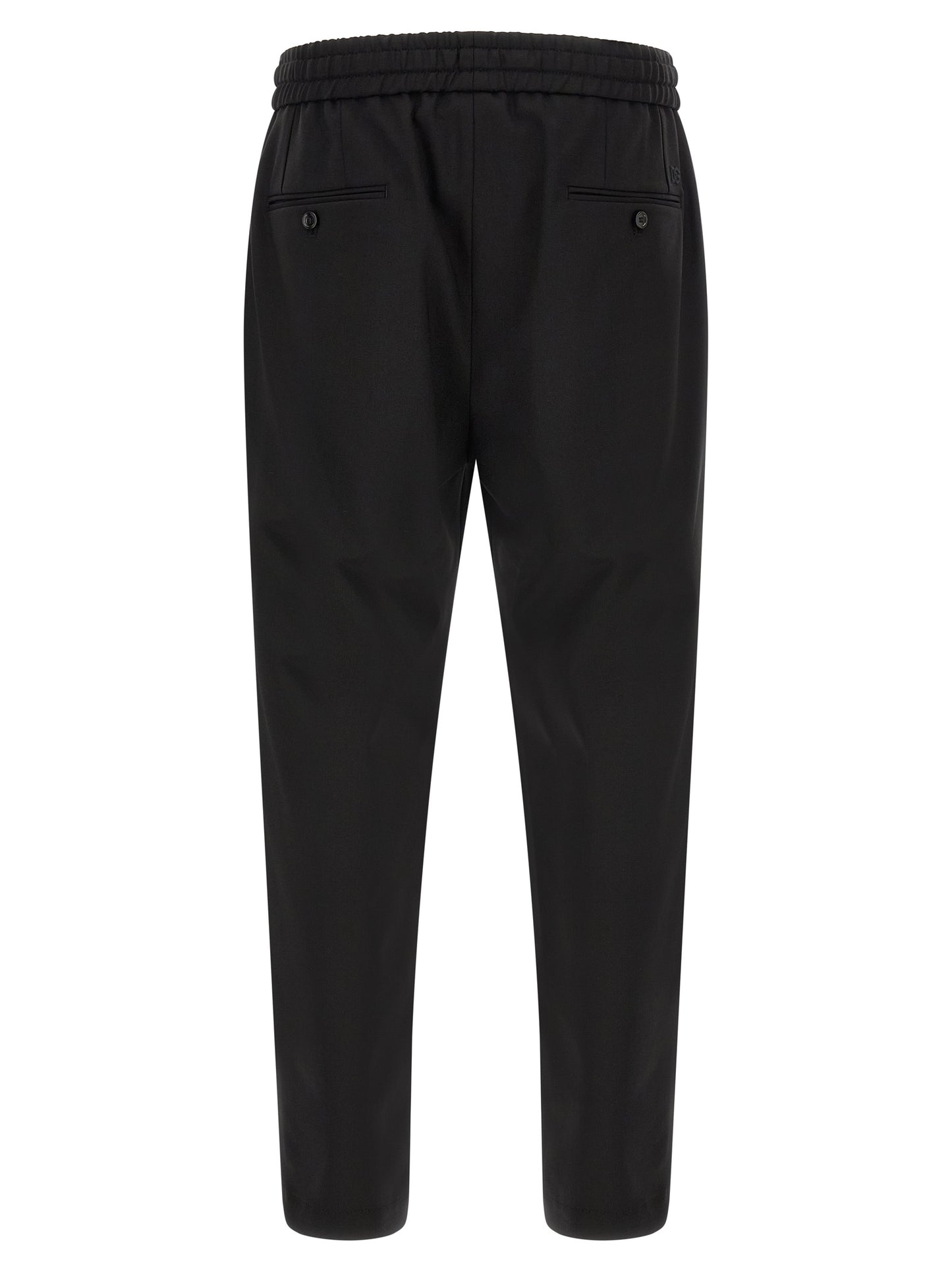 Dolce & Gabbana Men Wool Gabardine Joggers DOLCE & GABBANA