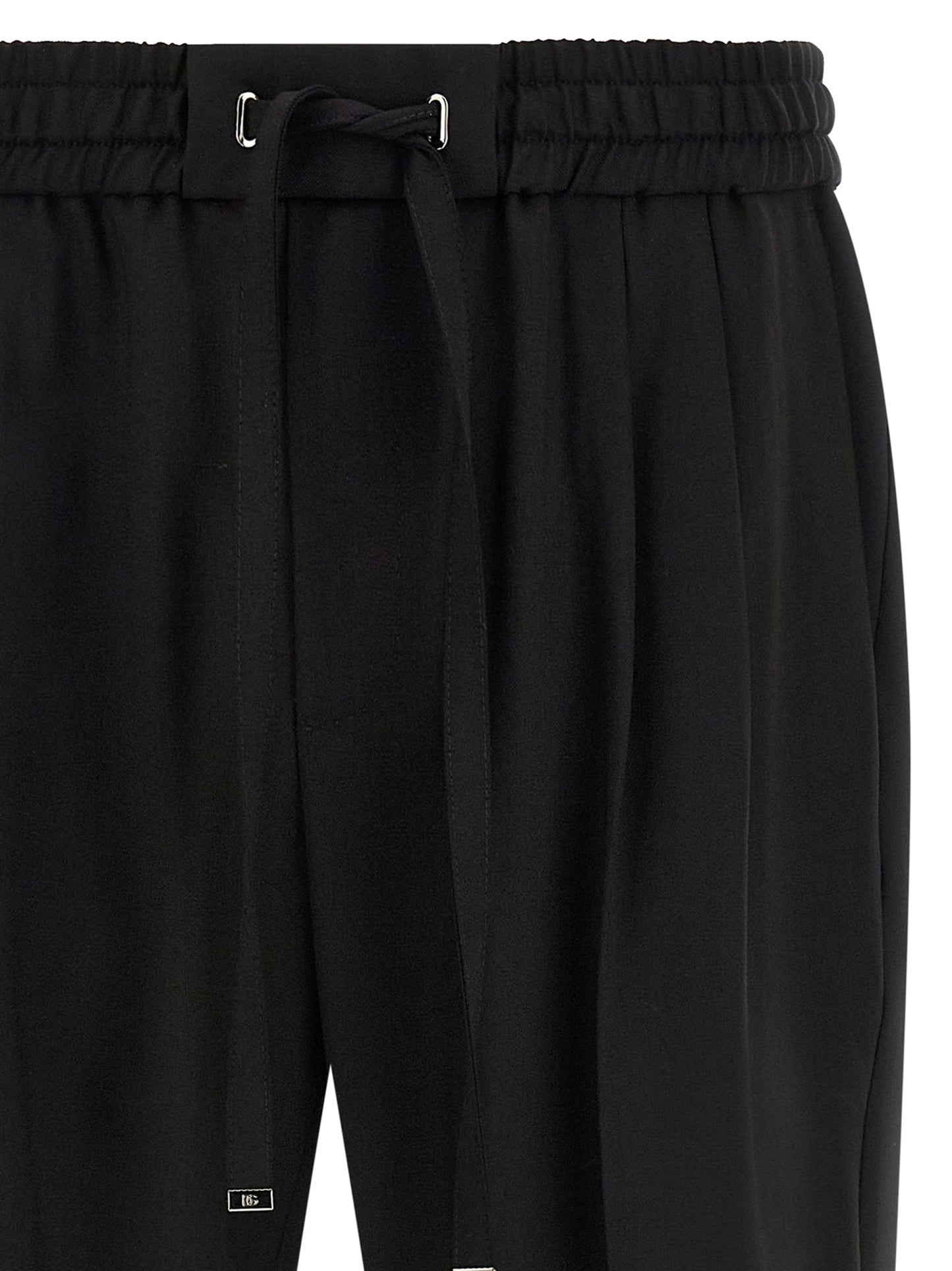 Dolce & Gabbana Men Wool Gabardine Joggers DOLCE & GABBANA