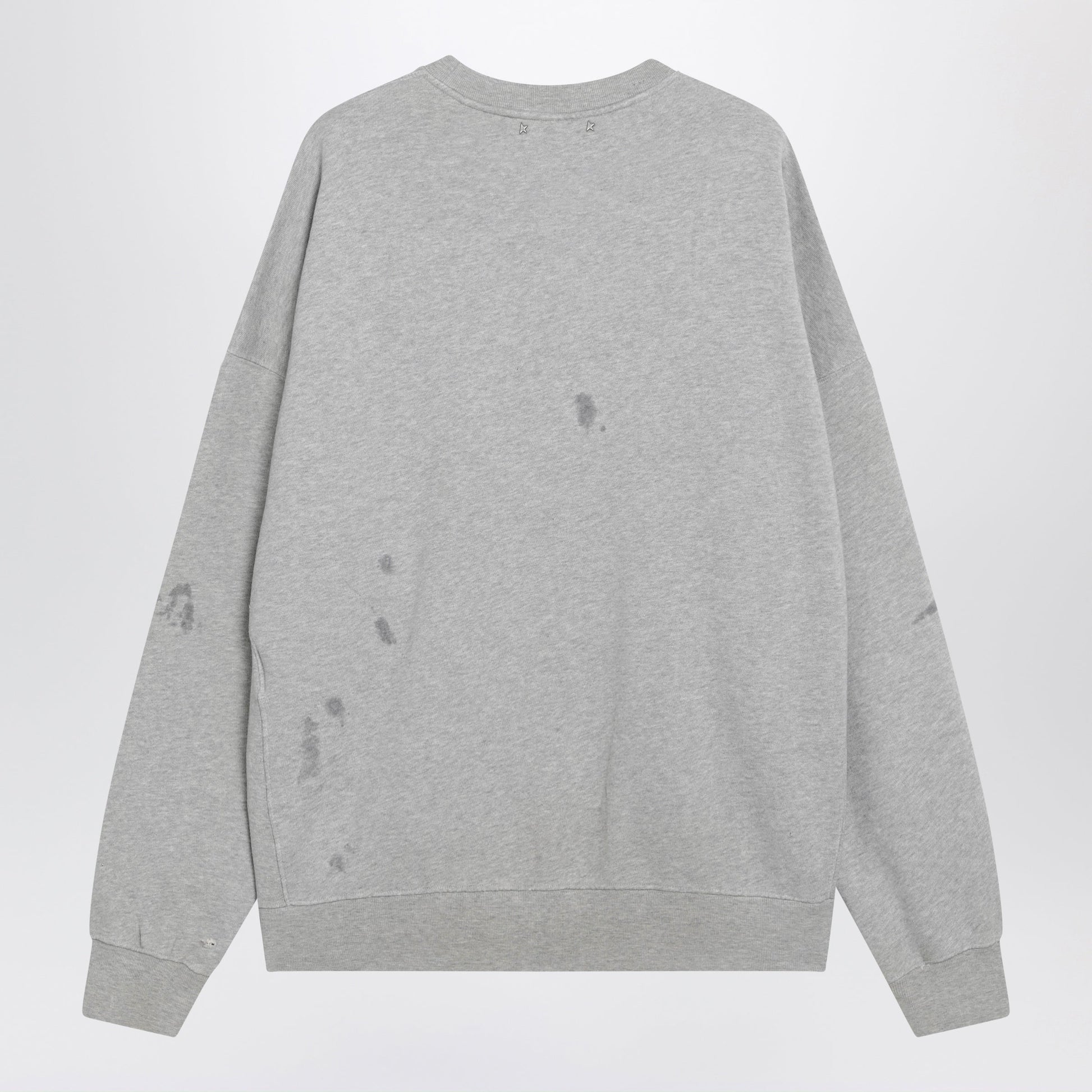 Golden Goose Grey Sweatshirt With College Logo Graphic Women GOLDEN GOOSE