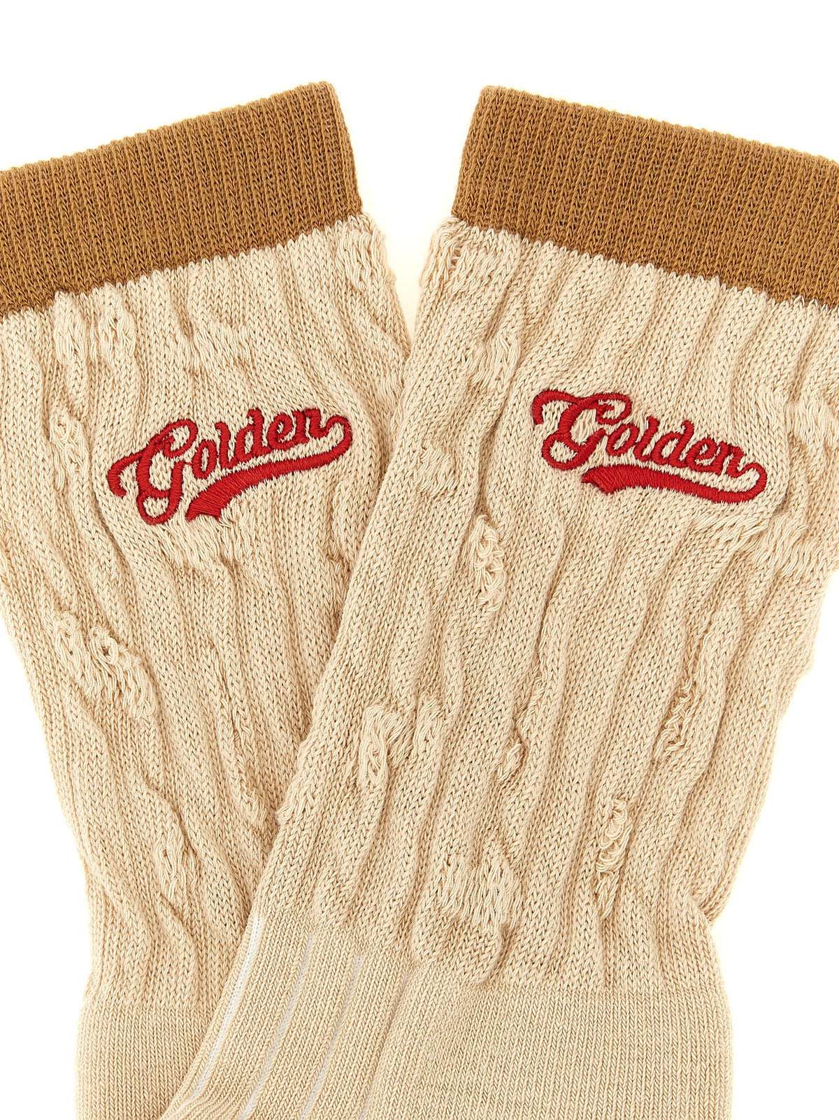 Golden Goose Women Braided Socks GOLDEN GOOSE