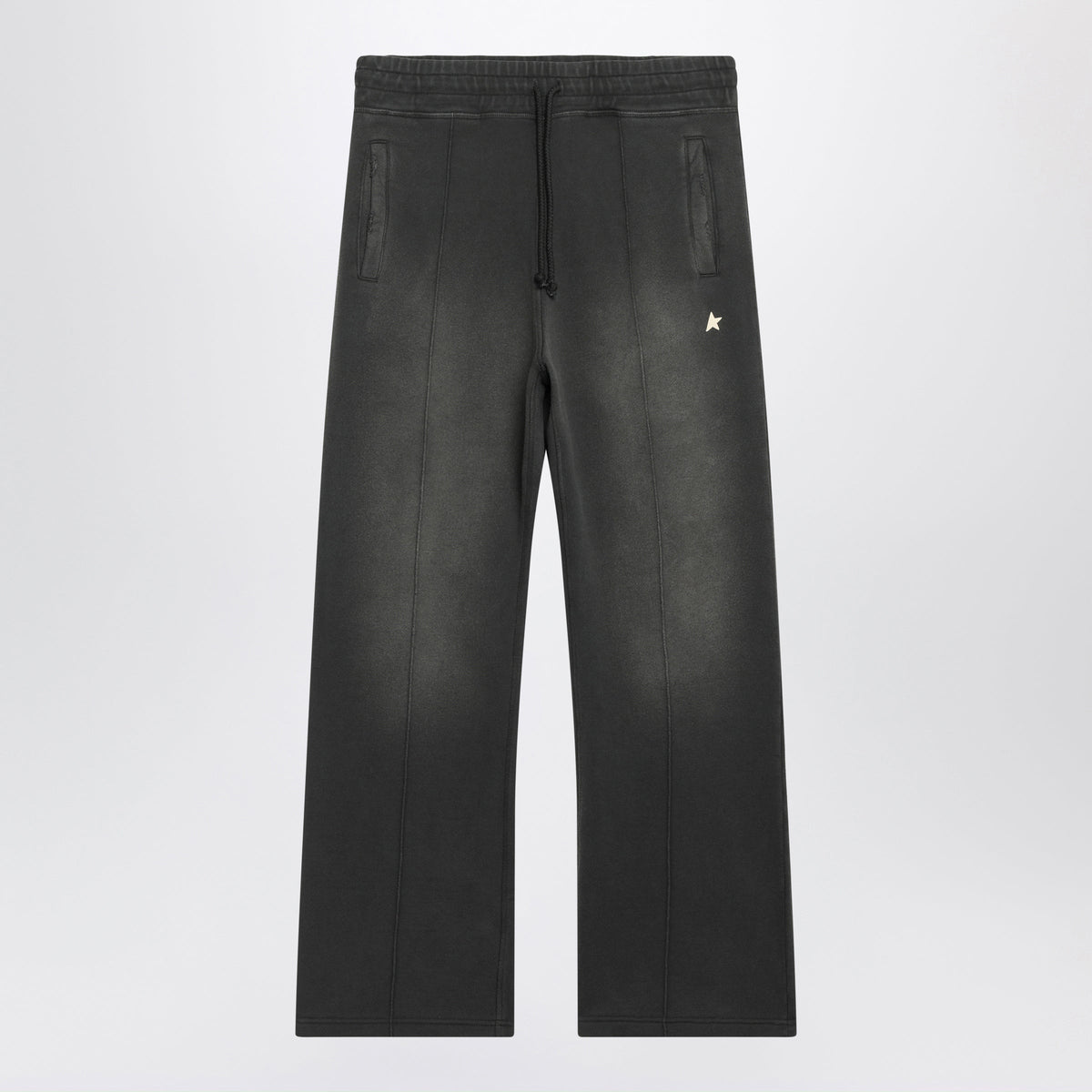 Golden Goose Faded Grey Cotton Jogging Trousers Women GOLDEN GOOSE