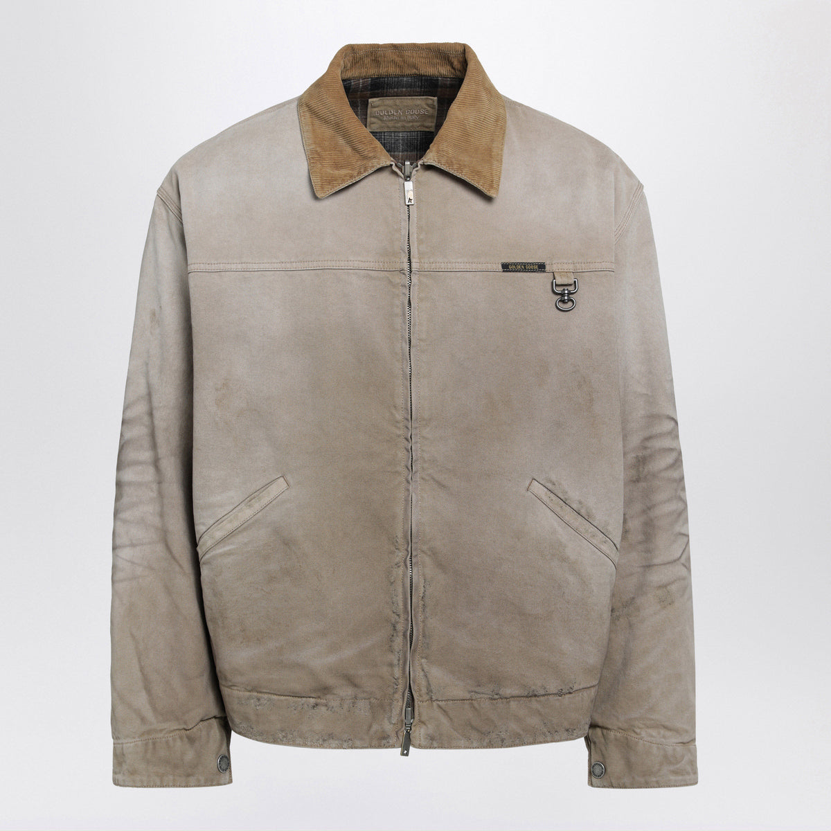 Golden Goose Beige Reversible Cotton Jacket Men GOLDEN GOOSE
