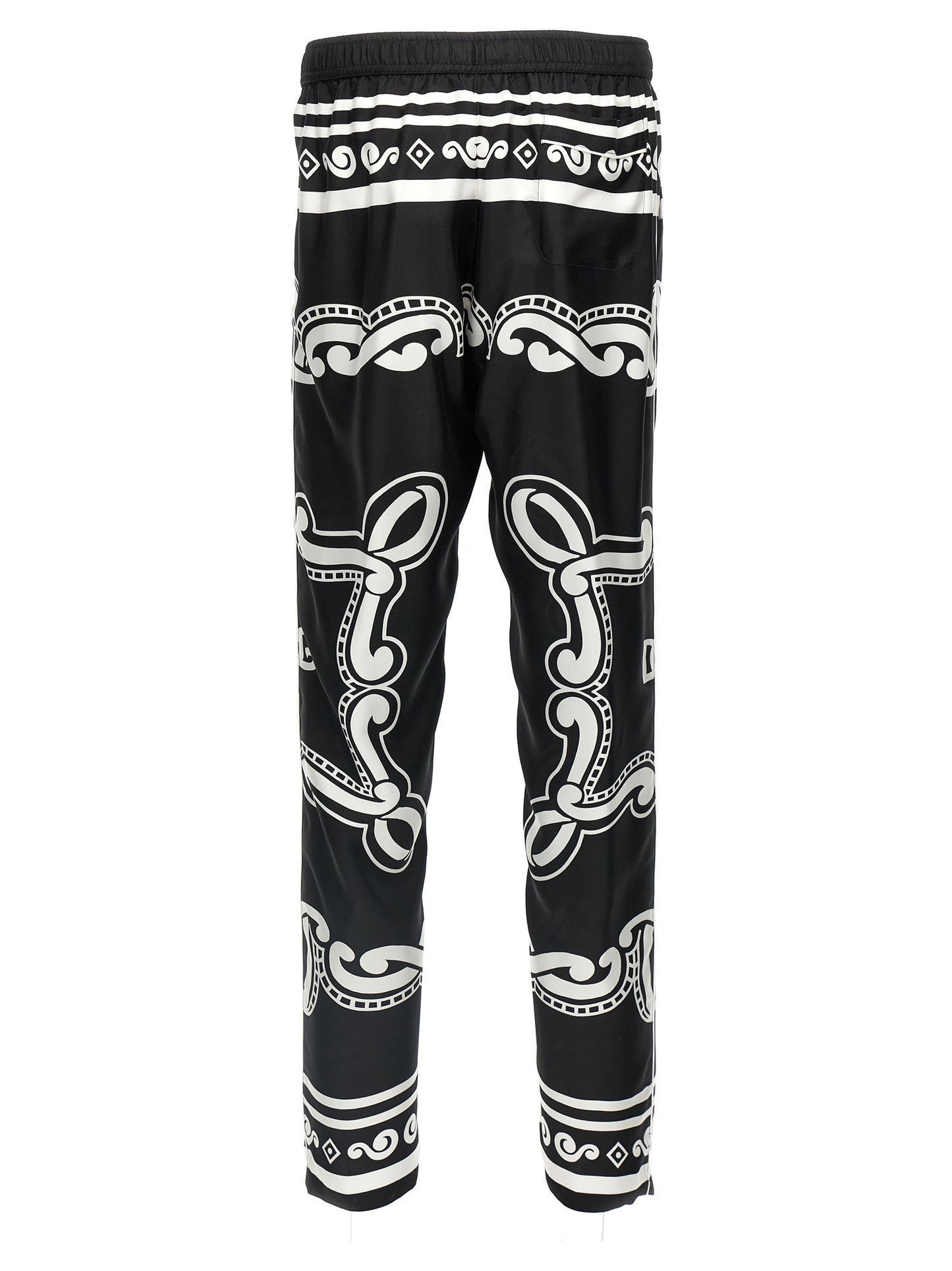 Dolce & Gabbana Men Silk Pants DOLCE & GABBANA