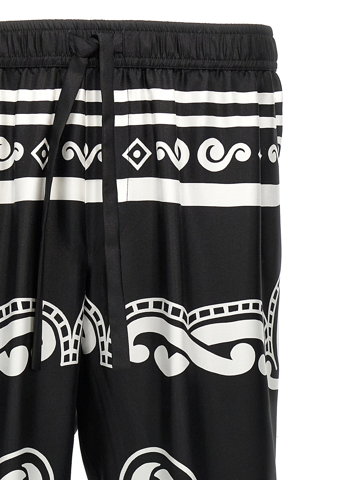 Dolce & Gabbana Men Silk Pants DOLCE & GABBANA