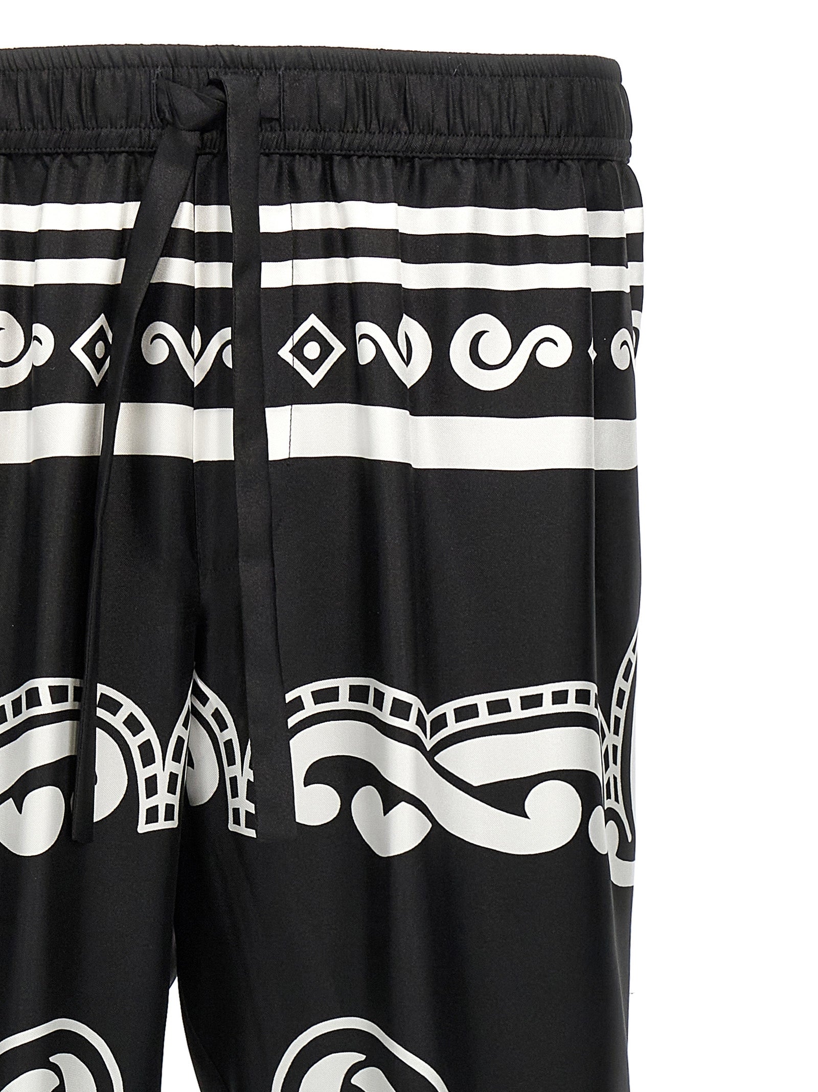 Dolce & Gabbana Men Silk Pants DOLCE & GABBANA