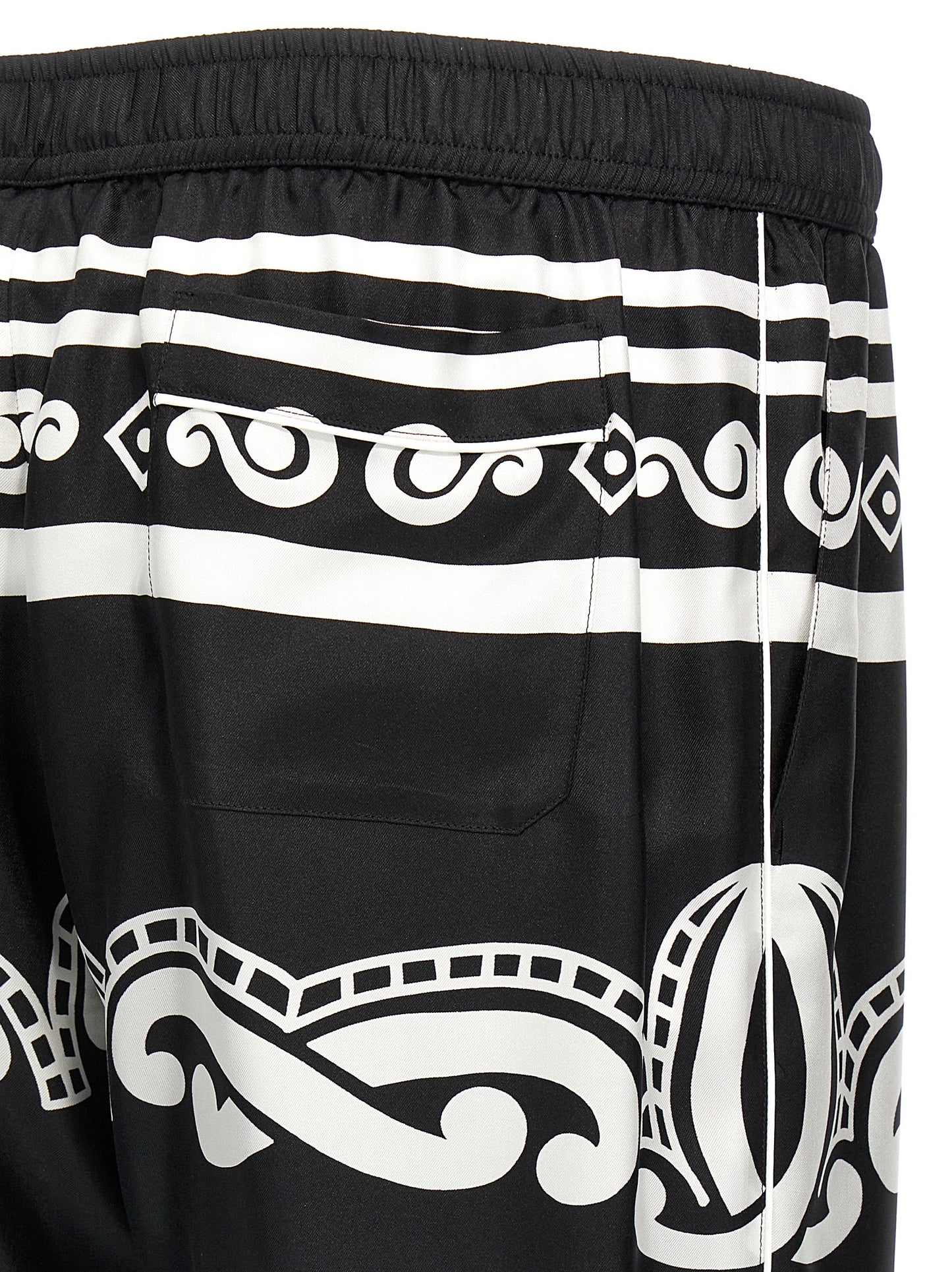 Dolce & Gabbana Men Silk Pants DOLCE & GABBANA