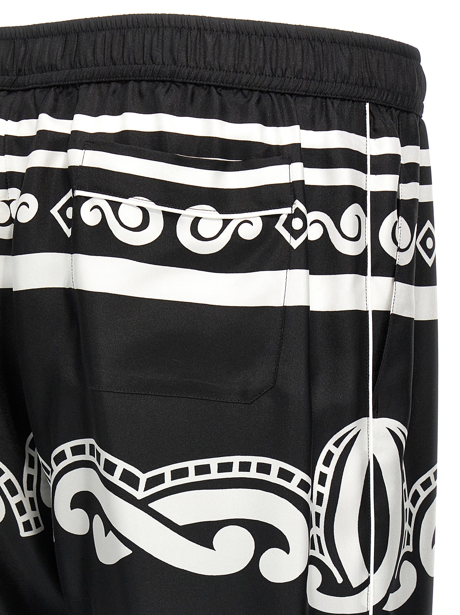Dolce & Gabbana Men Silk Pants DOLCE & GABBANA